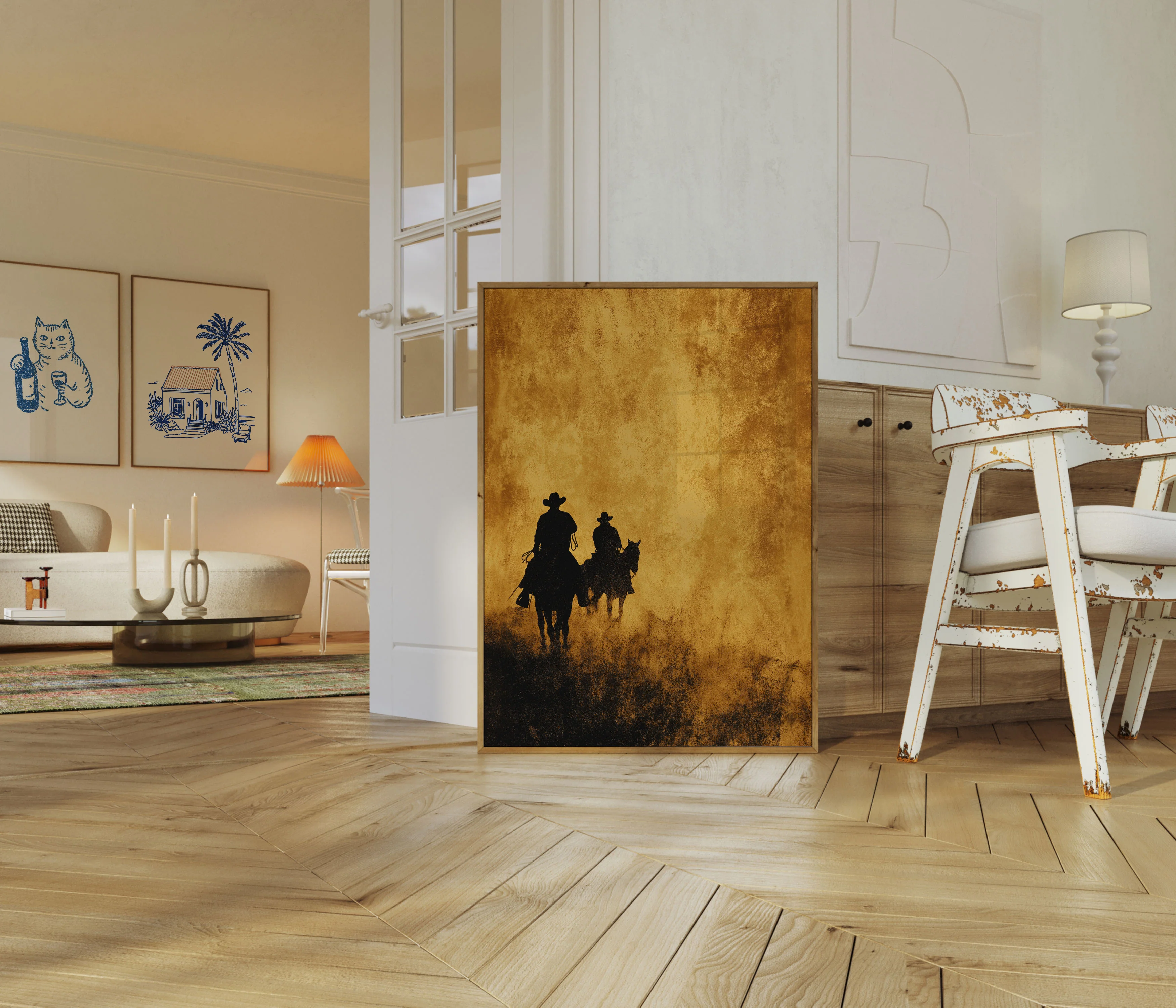 Riders of the Golden Sunset Poster - Image 5