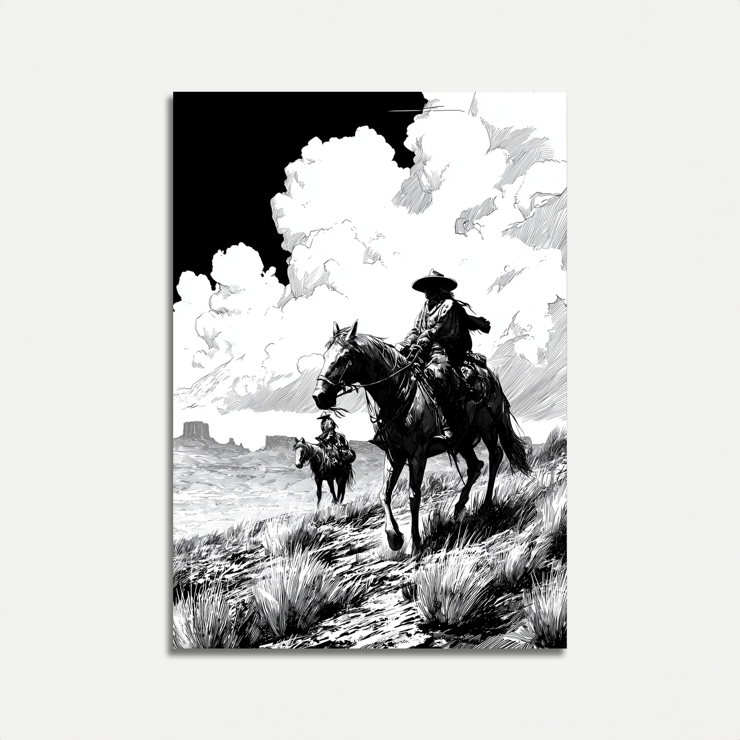 Riders of the Western Plains Poster