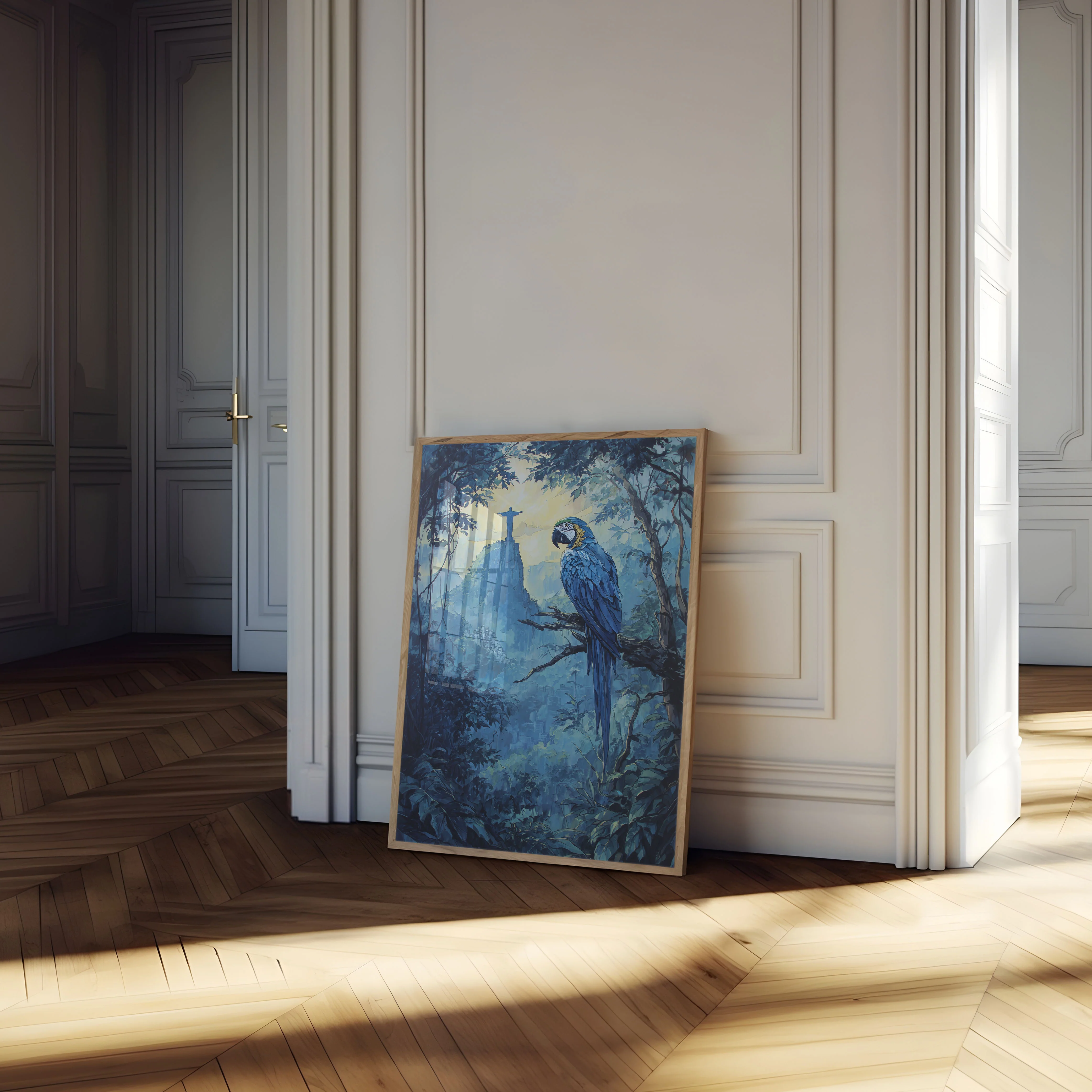 Rio's Blue Parrot Vista Poster - Image 4