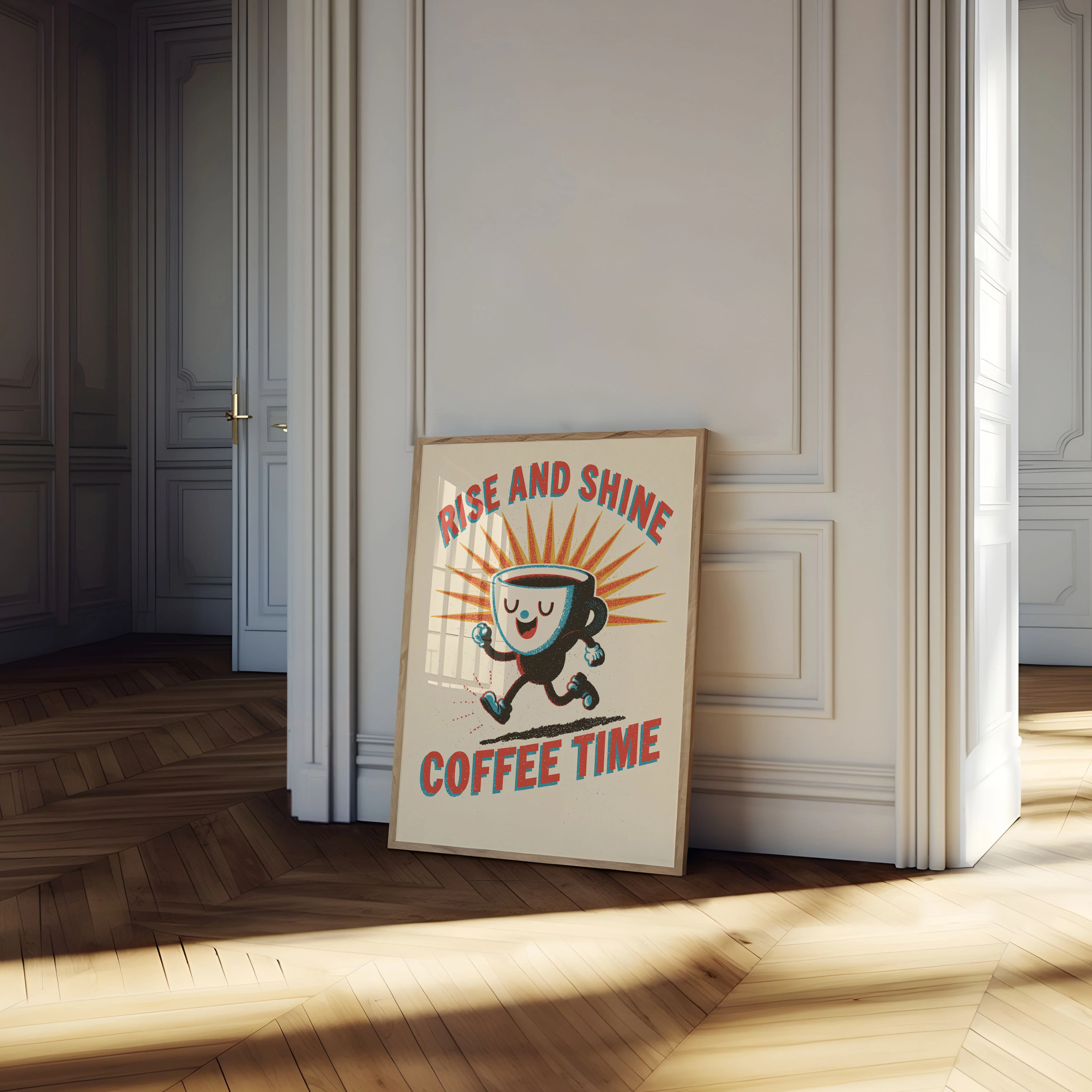 Rise and Shine Coffee Time Poster - Image 4