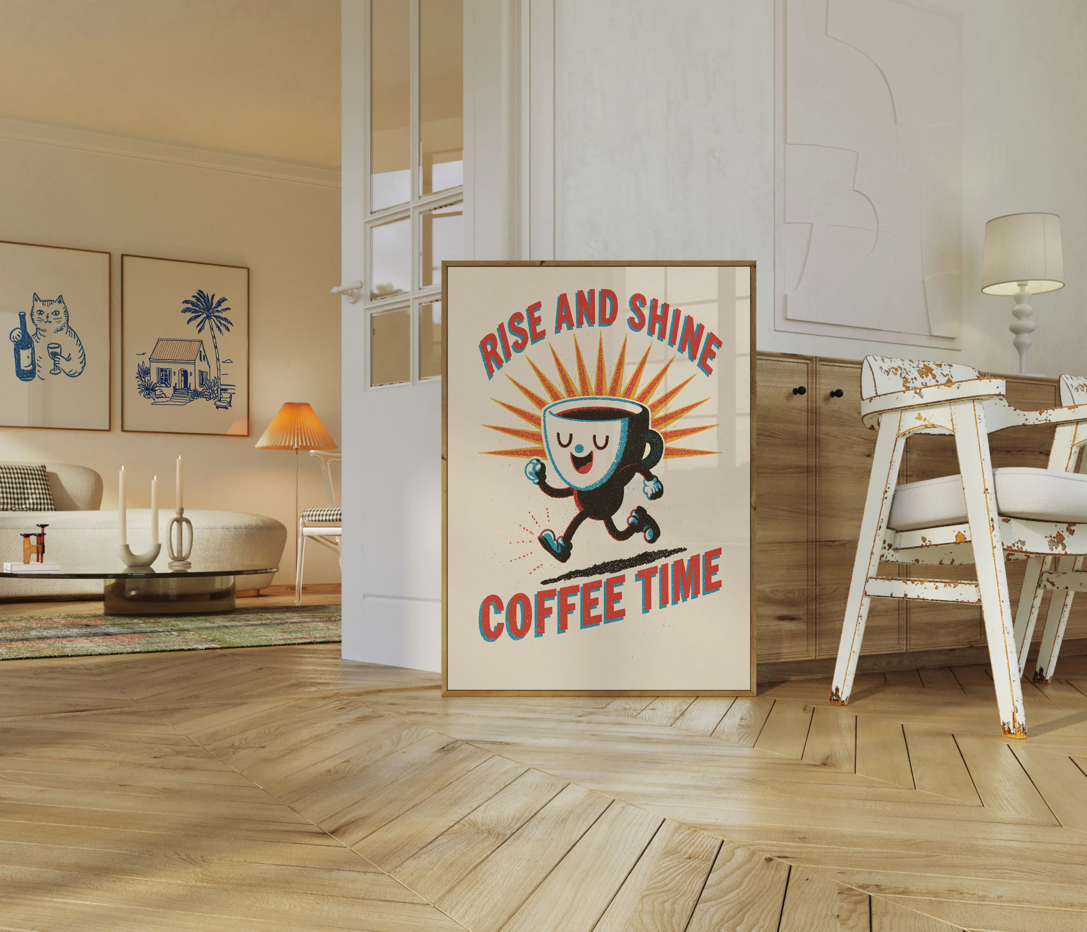 Rise and Shine Coffee Time Poster - Image 5