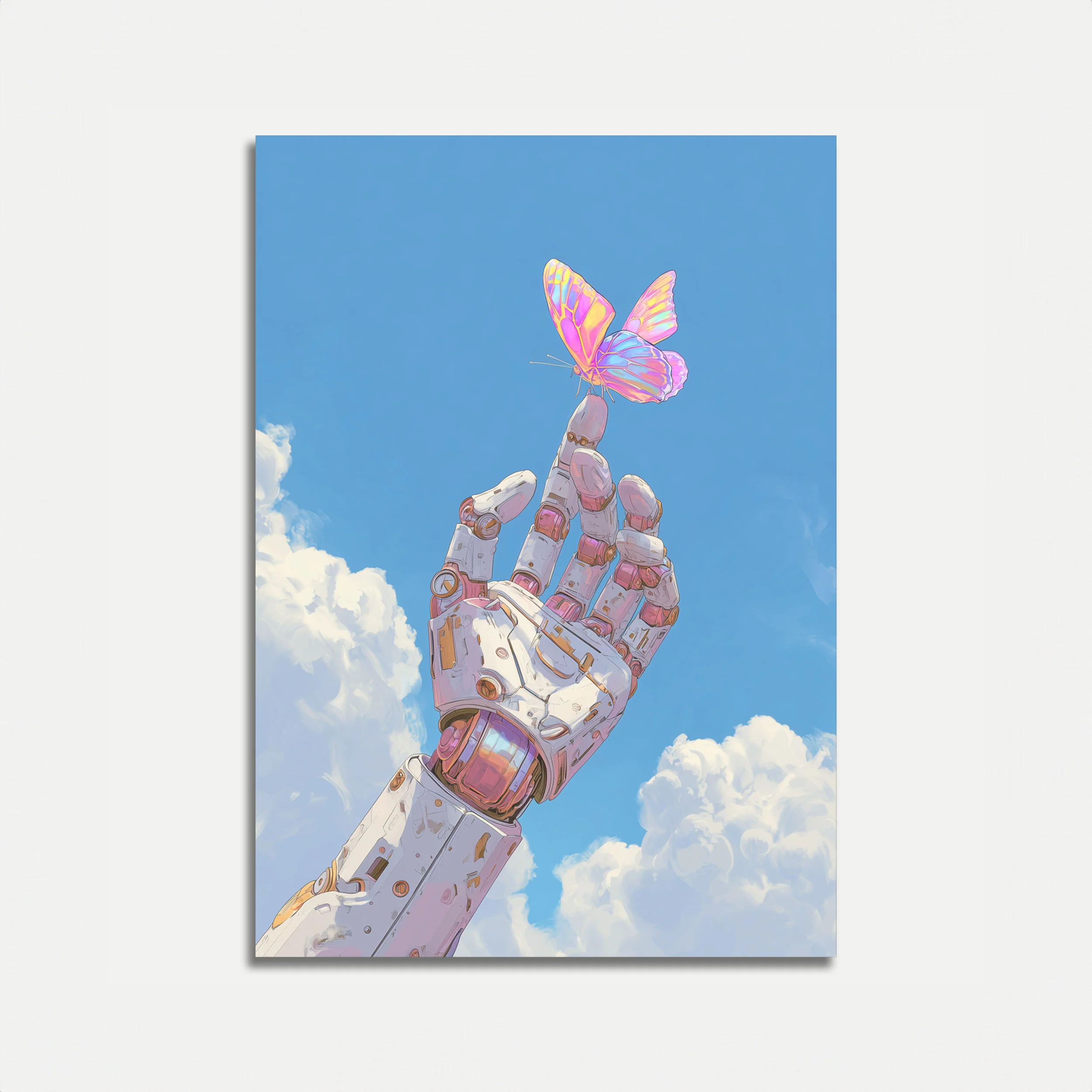 Robotic Butterfly Dreams Poster