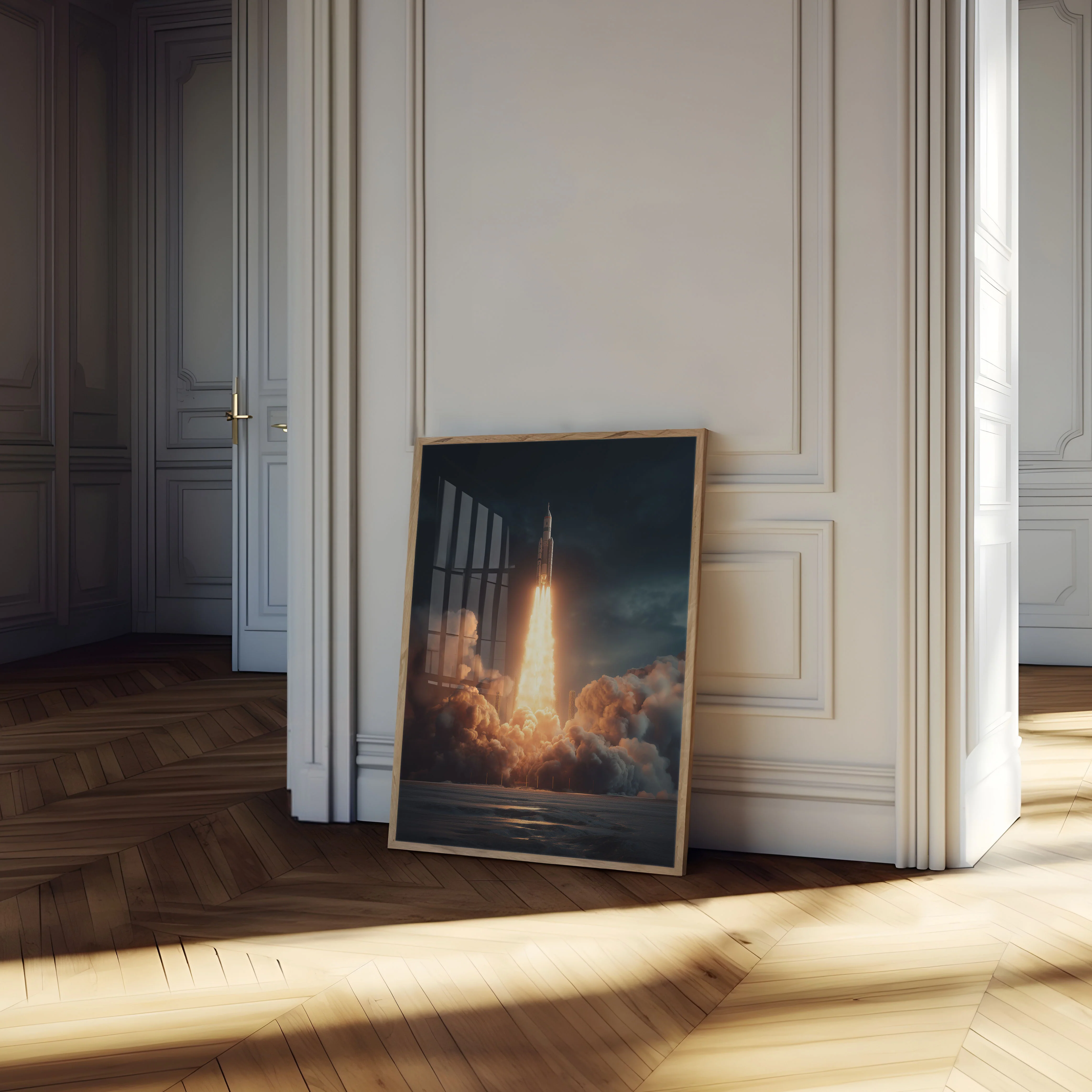 Rocket Launch into Infinity Poster - Image 4