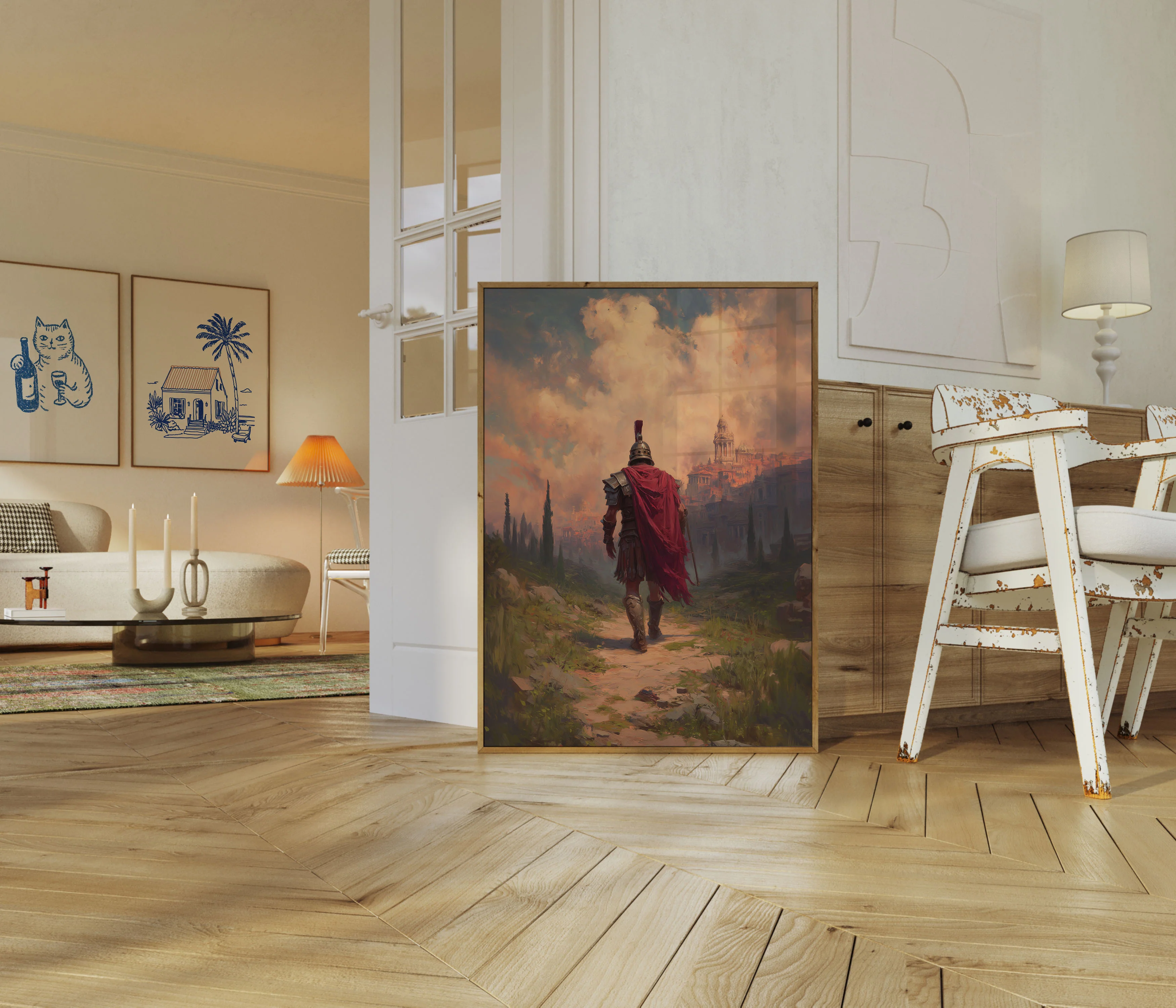 Roman Soldier's Eternal Journey Poster - Image 4