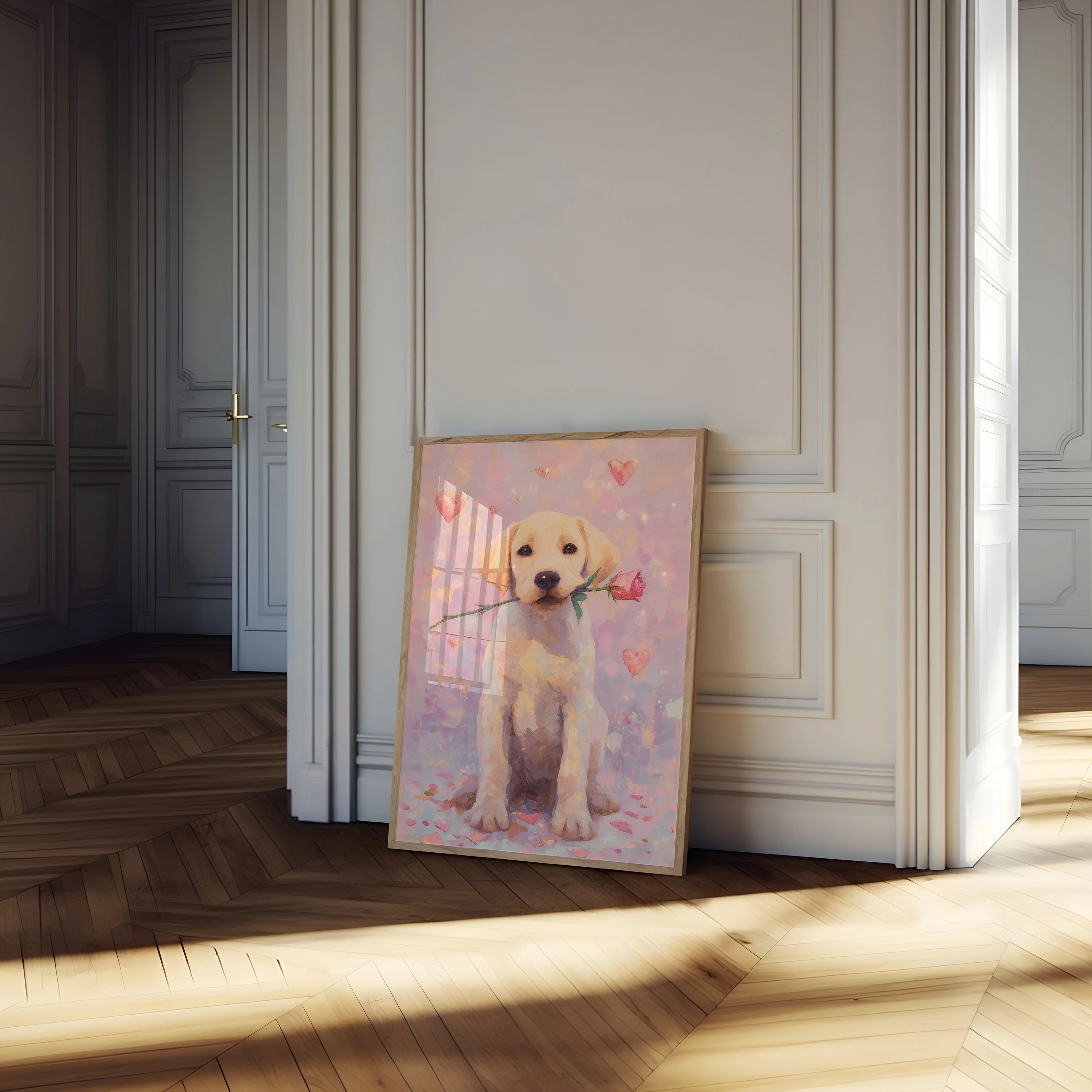 Romantic Labrador Love Poster - Image 4