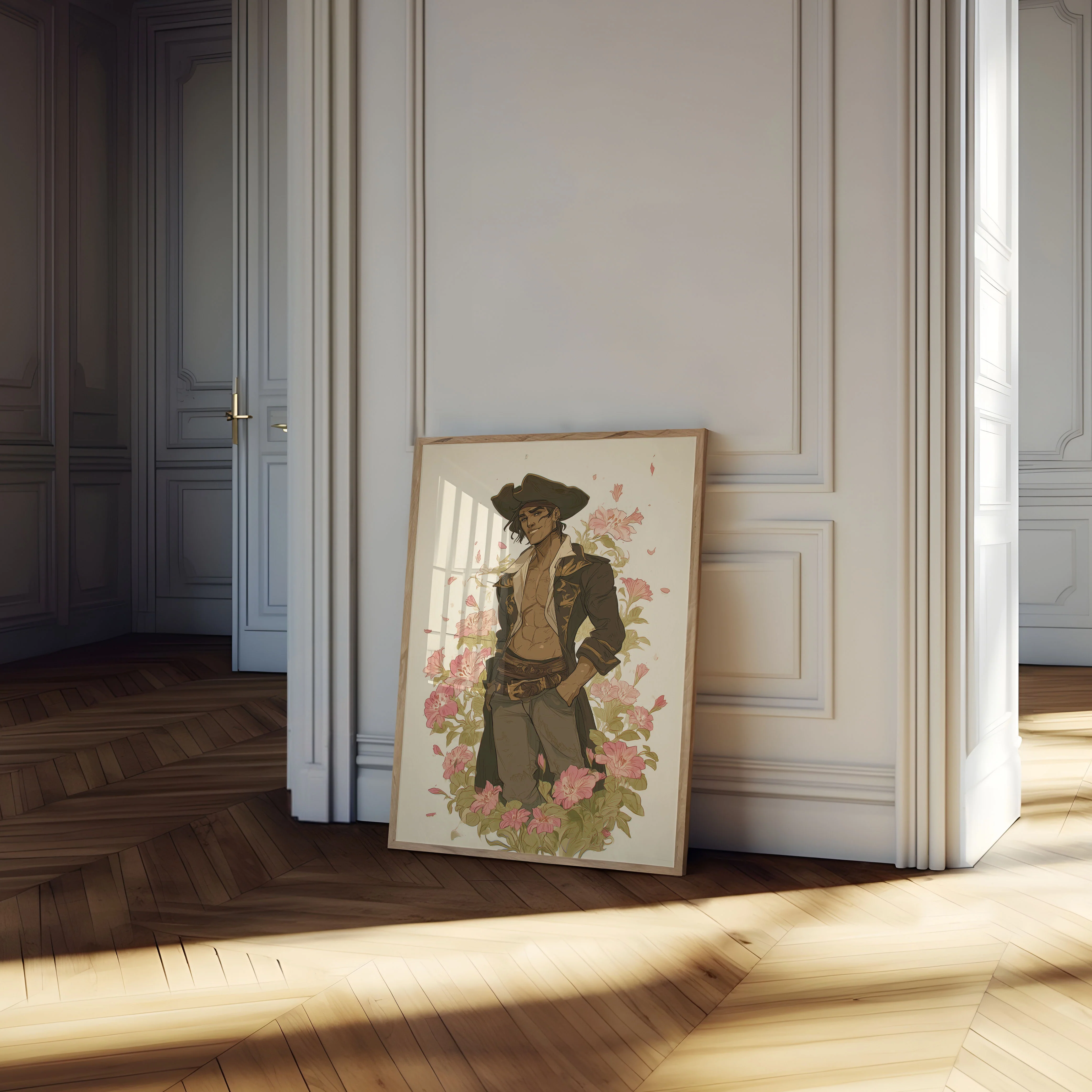 Romantic Pirate Bloom Poster - Image 4