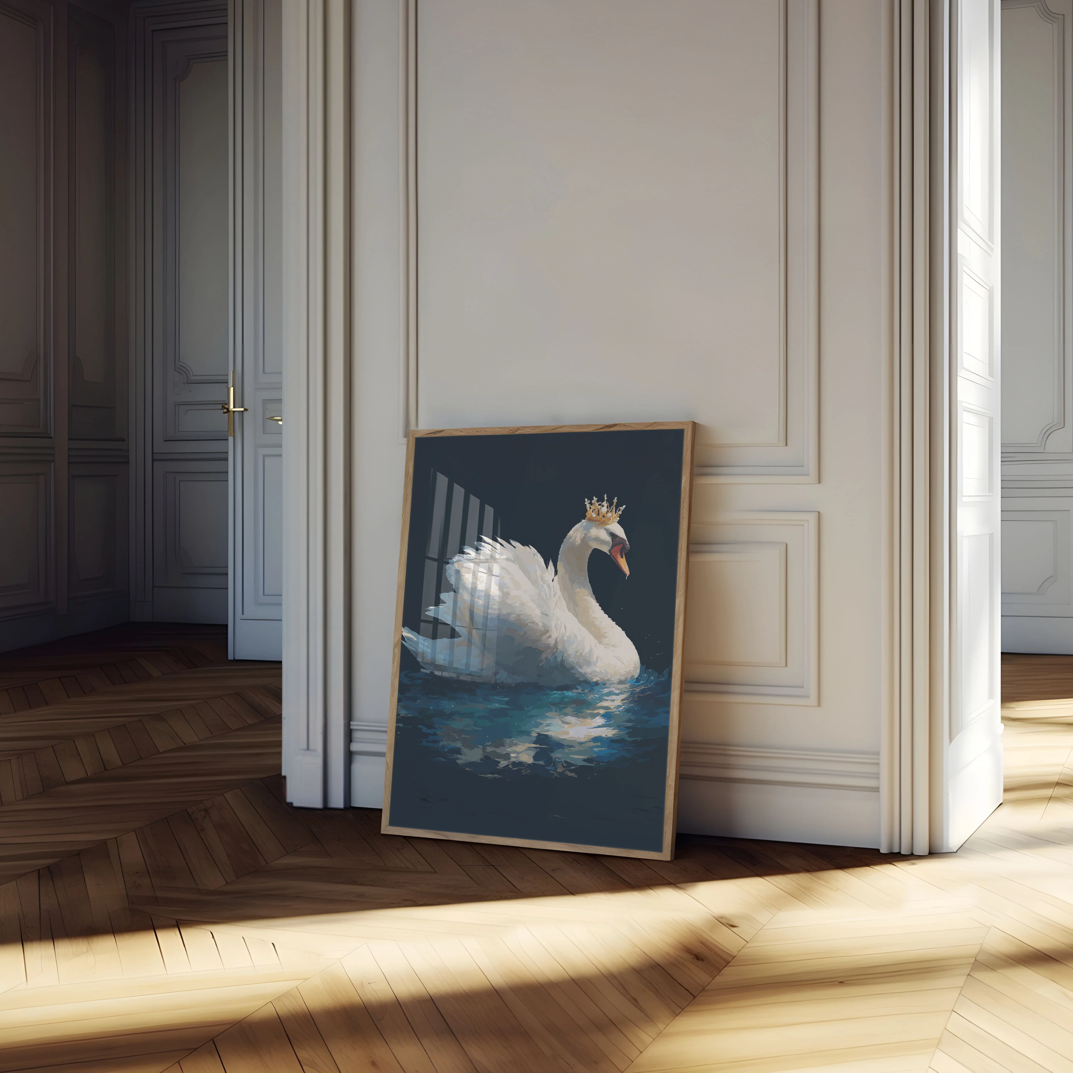Royal Swan Crown Poster - Image 4