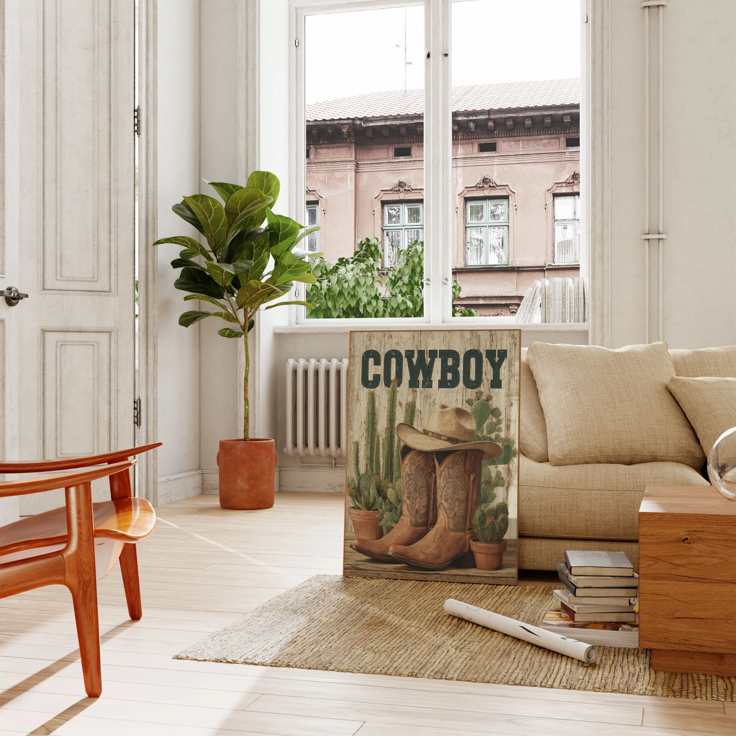 Rustic Cowboy Essentials Poster - Image 2