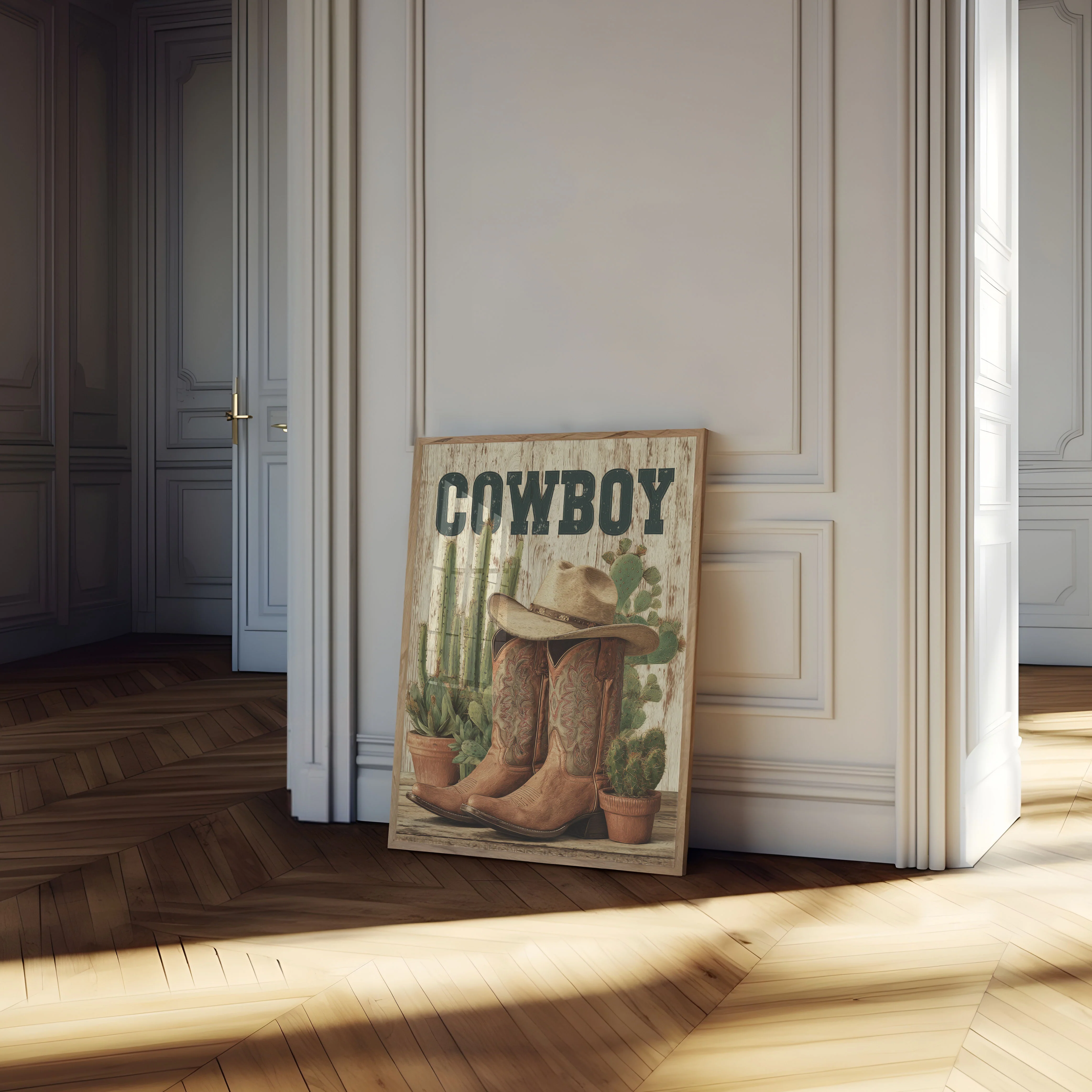 Rustic Cowboy Essentials Poster - Image 4