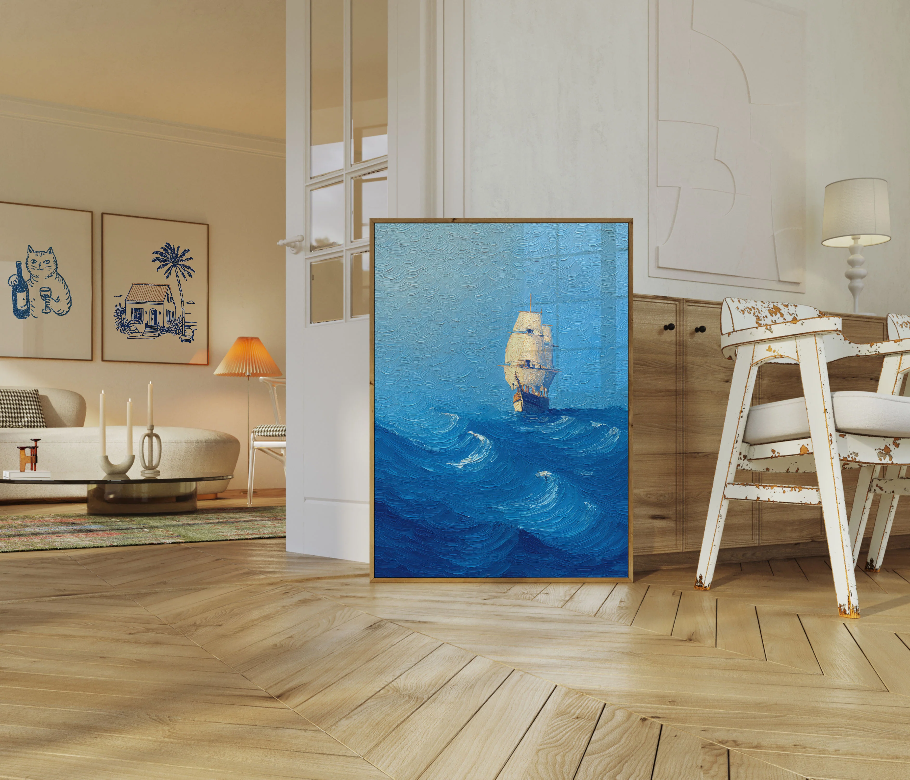Sailing Seas of Tranquility Poster - Image 5