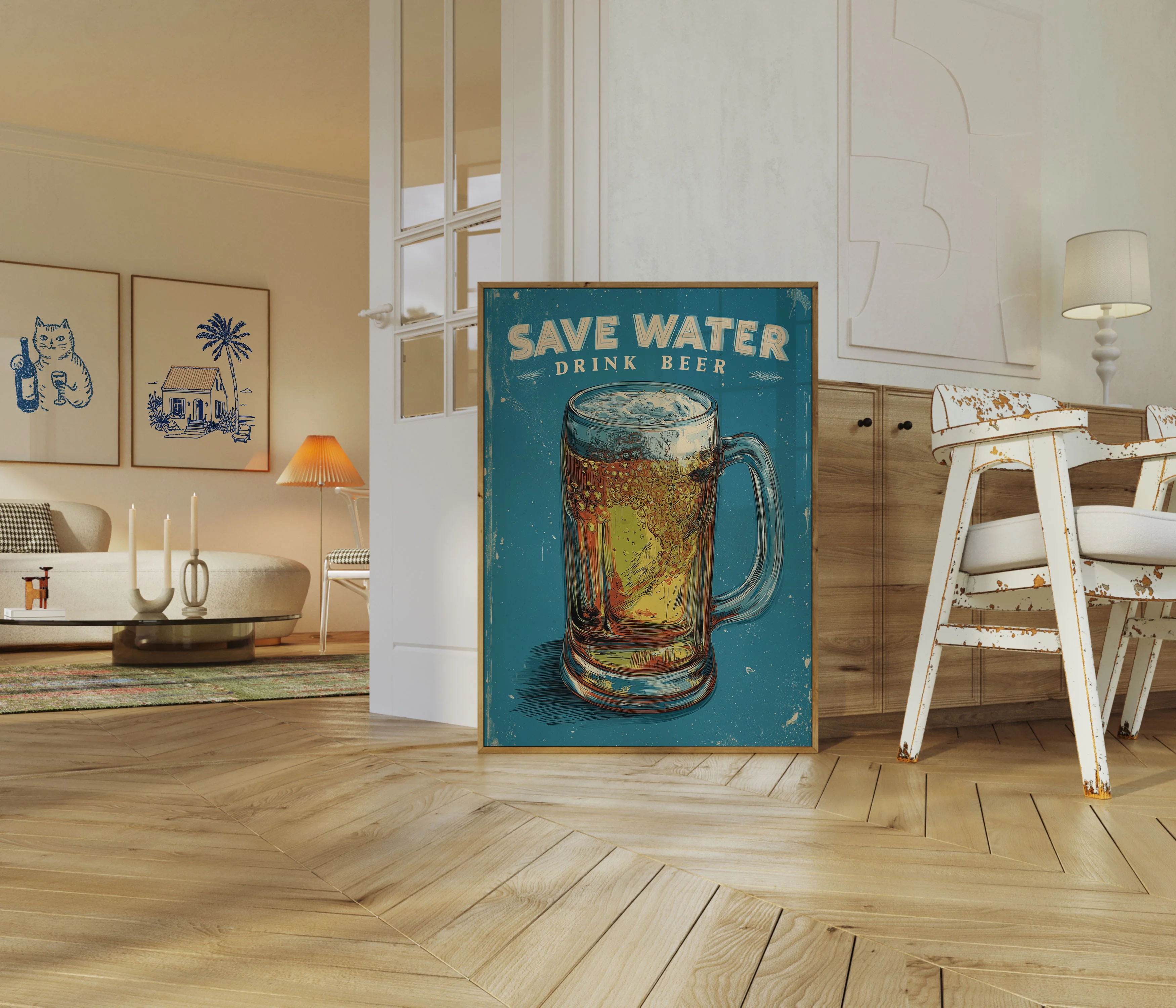 Save Water Drink Beer Poster - Image 5