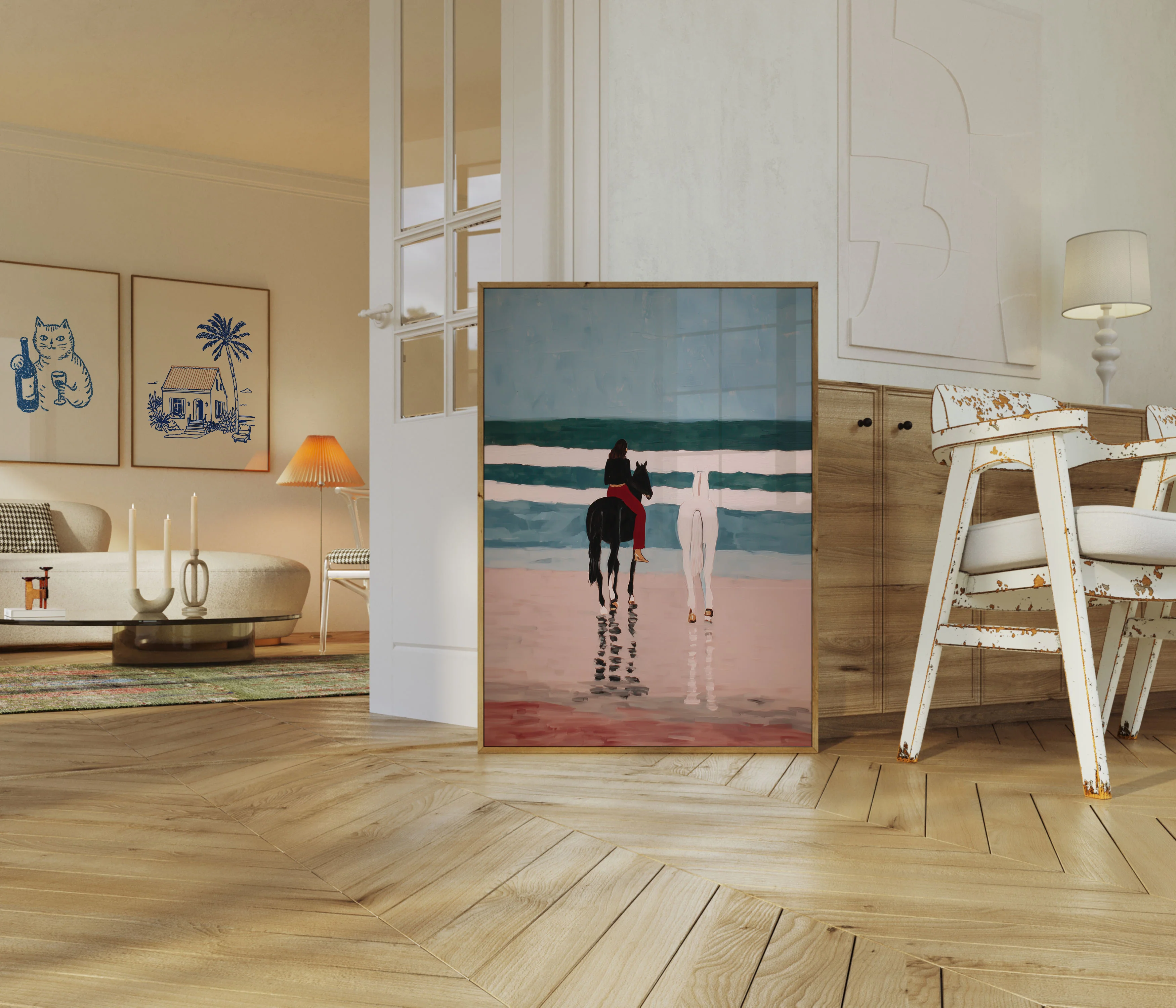 Seaside Horse Ride Poster - Image 5