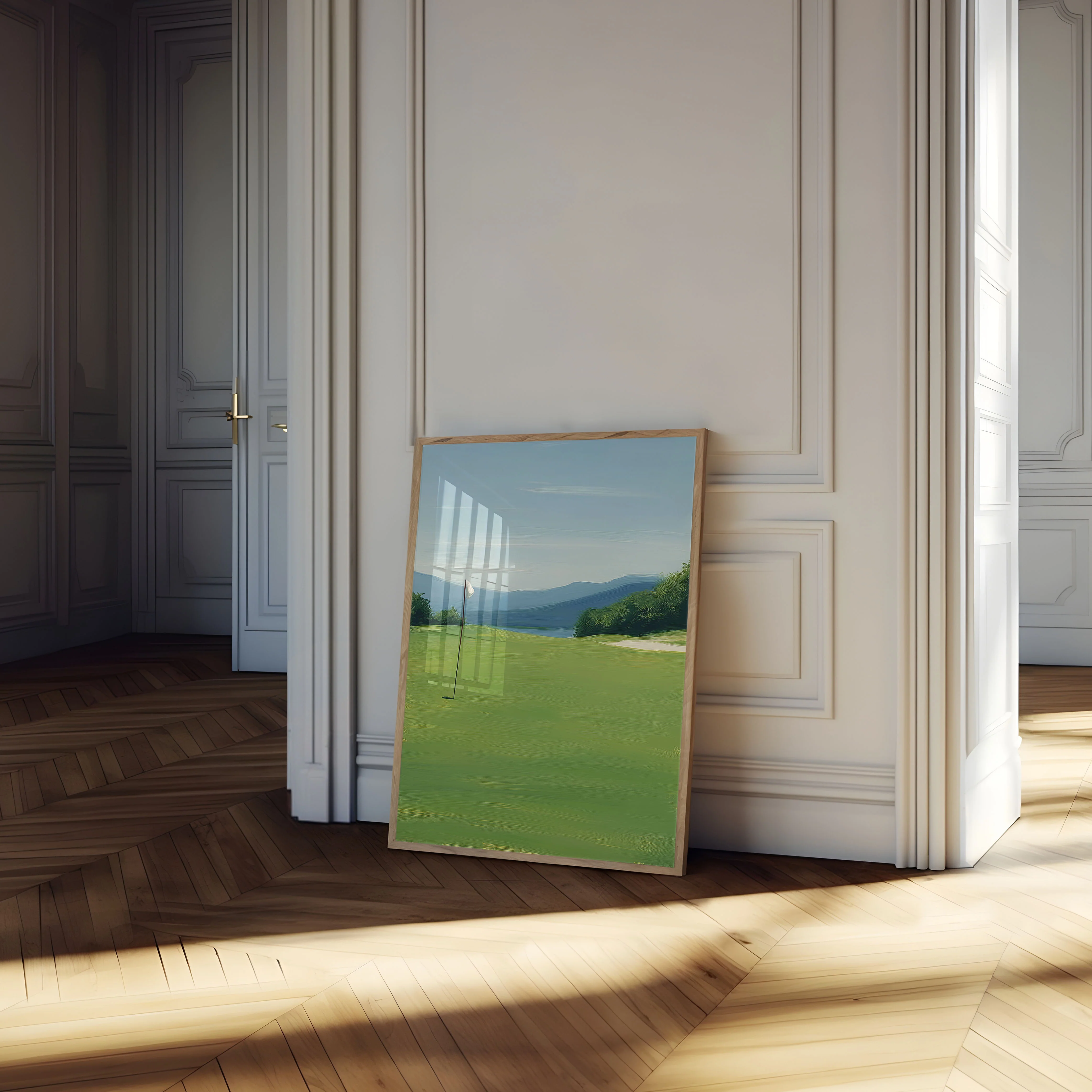 Serene Golf Course Landscape Poster - Image 4