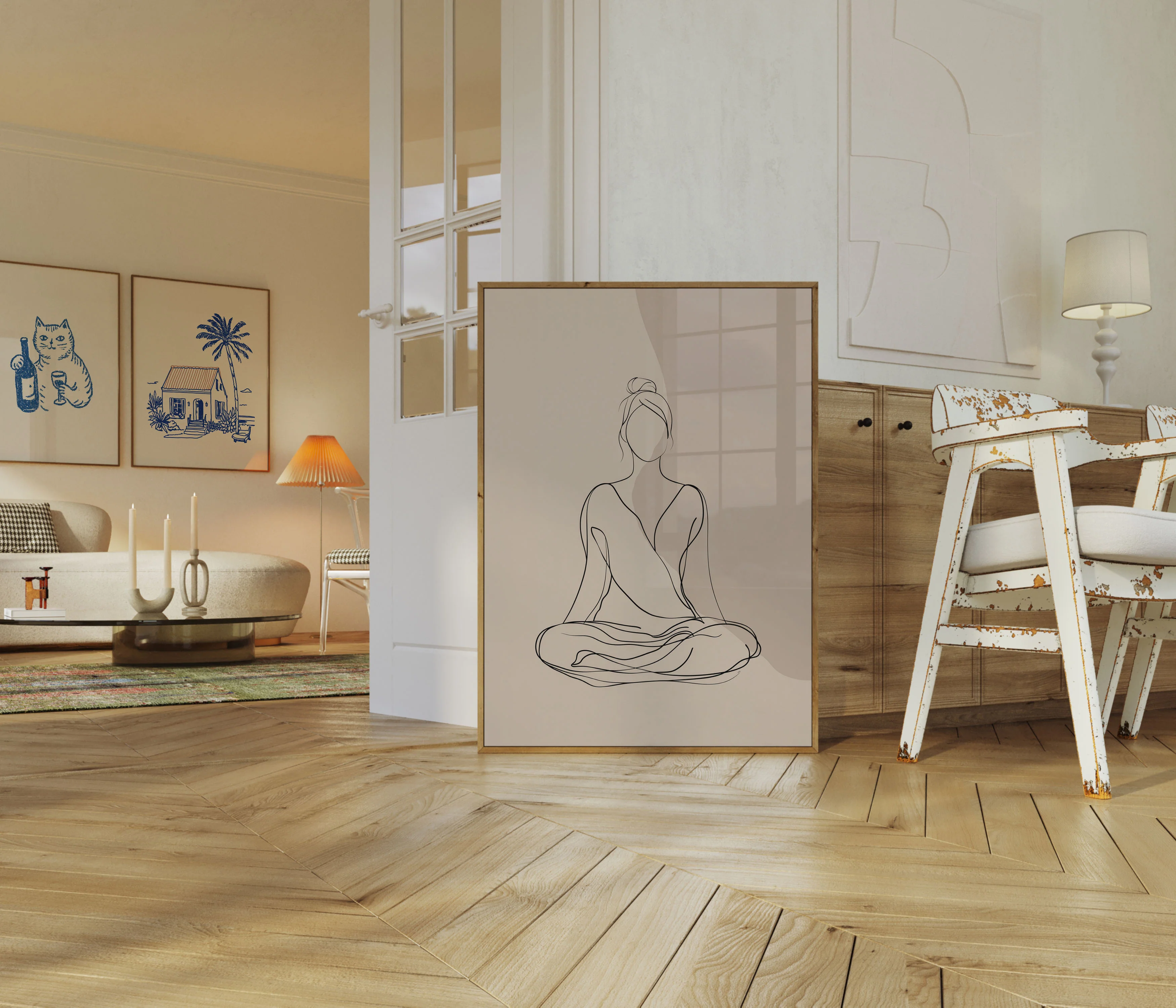 Serene Meditation Yoga Poster - Image 5