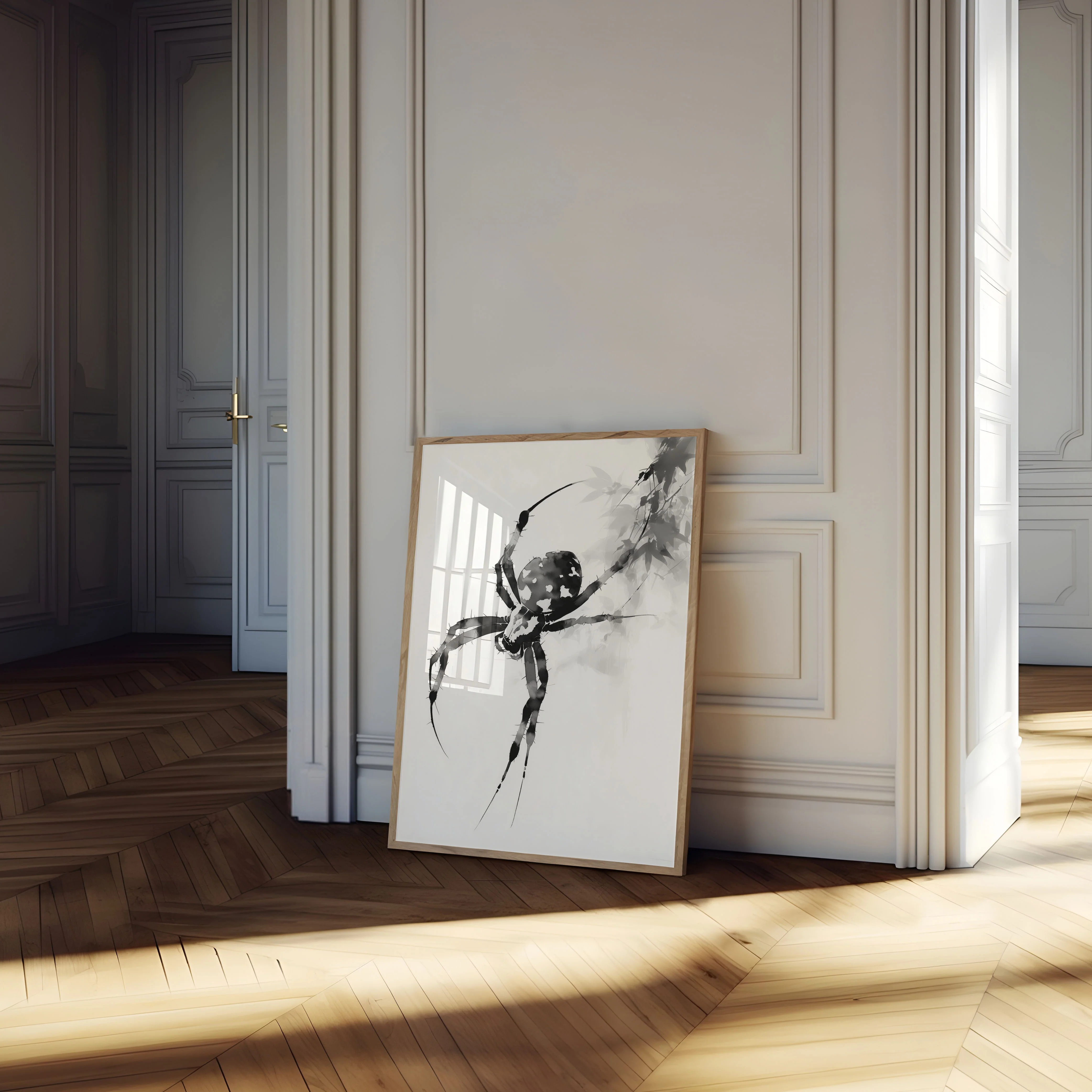 Shadowy Spider Silhouette Poster - Image 4