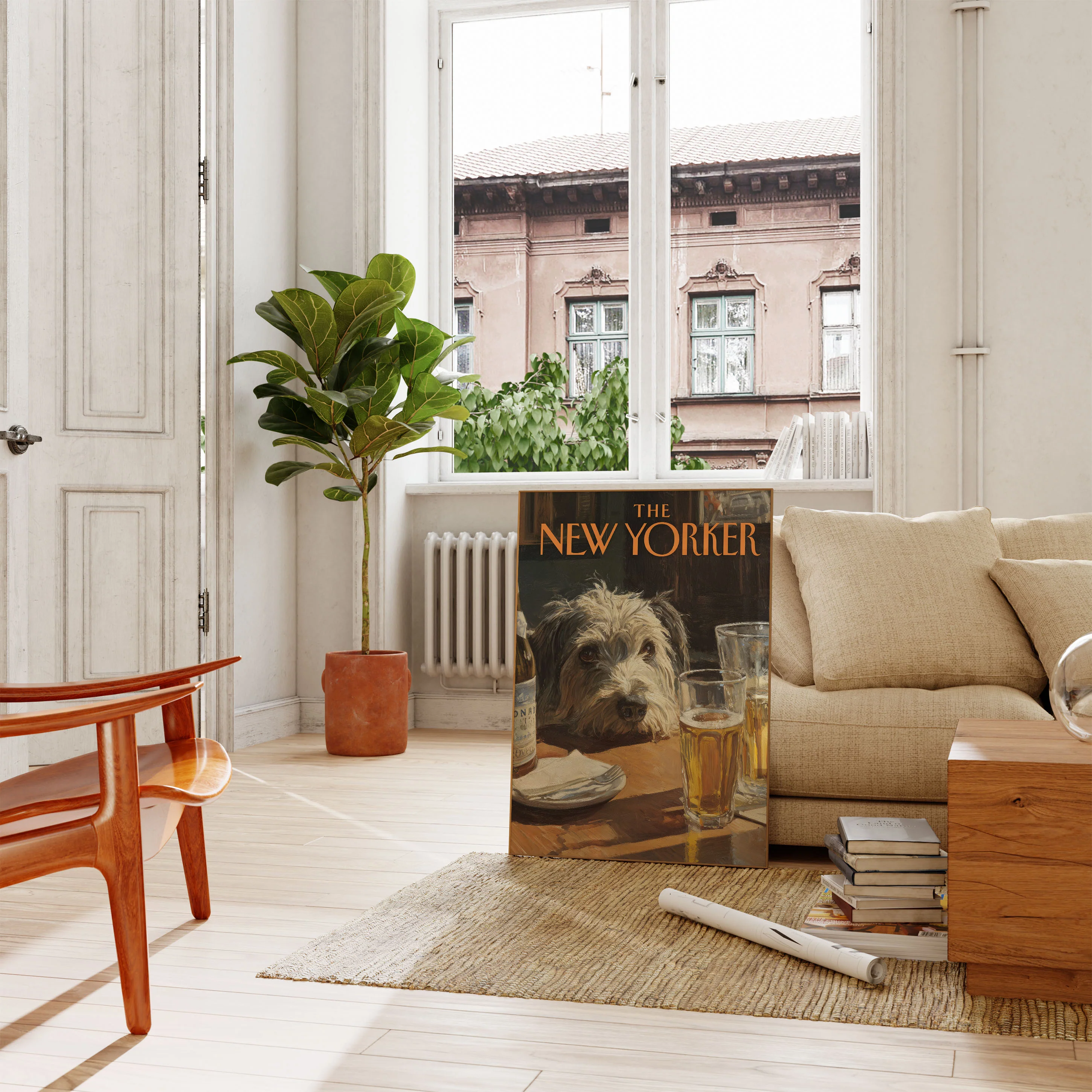 Shaggy Dog New Yorker Poster - Image 2