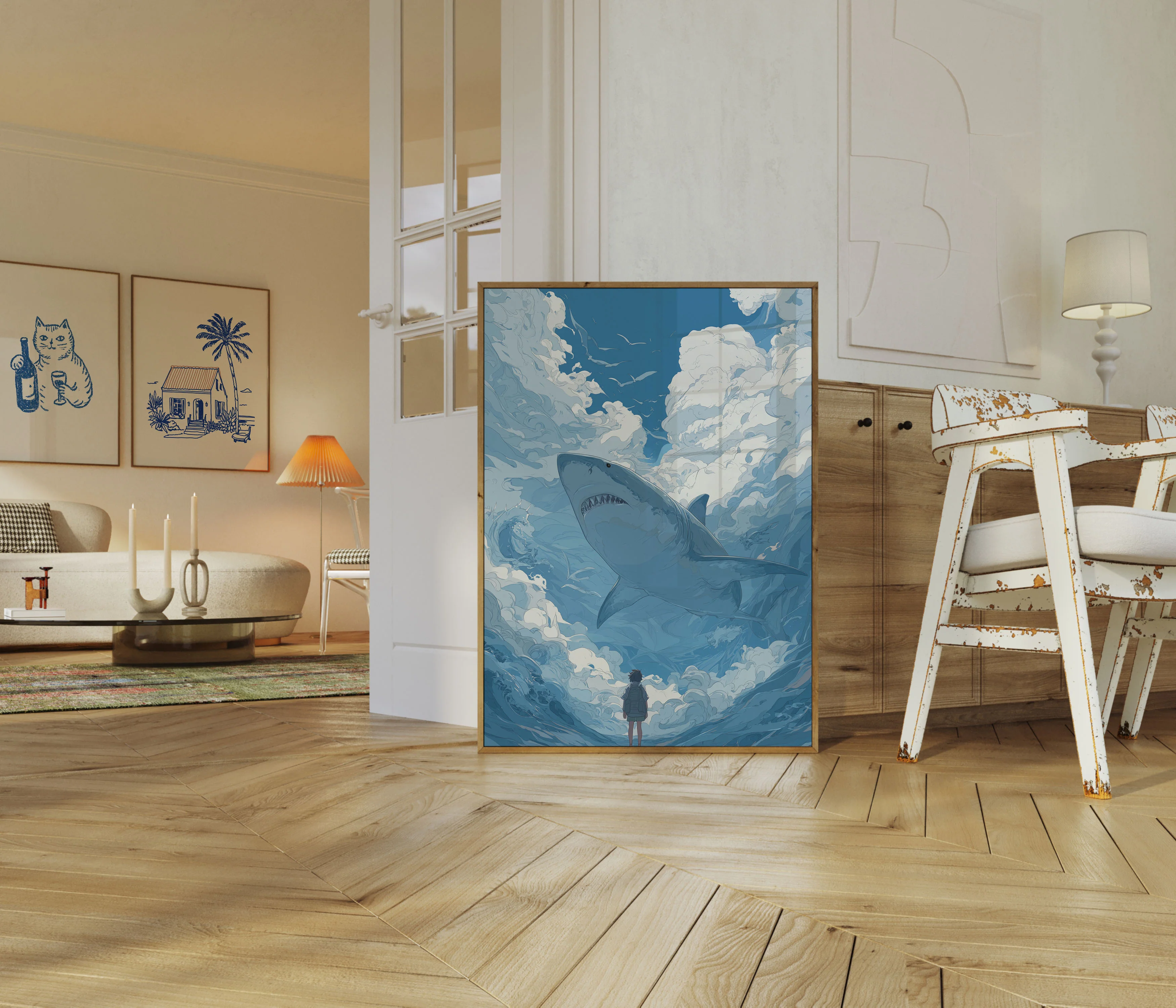 Shark Cloud Journey Poster - Image 5