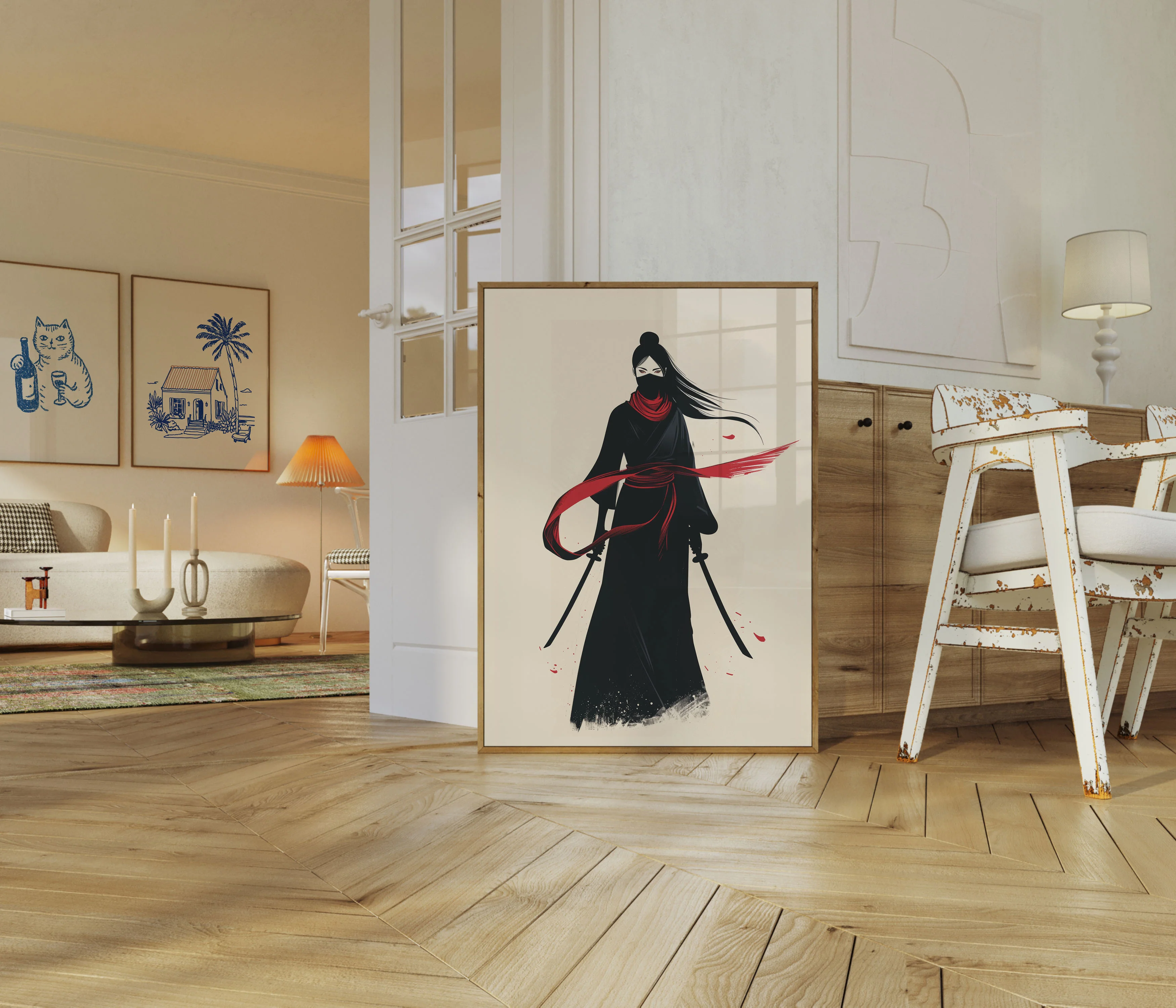 Silent Blade Samurai Woman Poster - Image 5