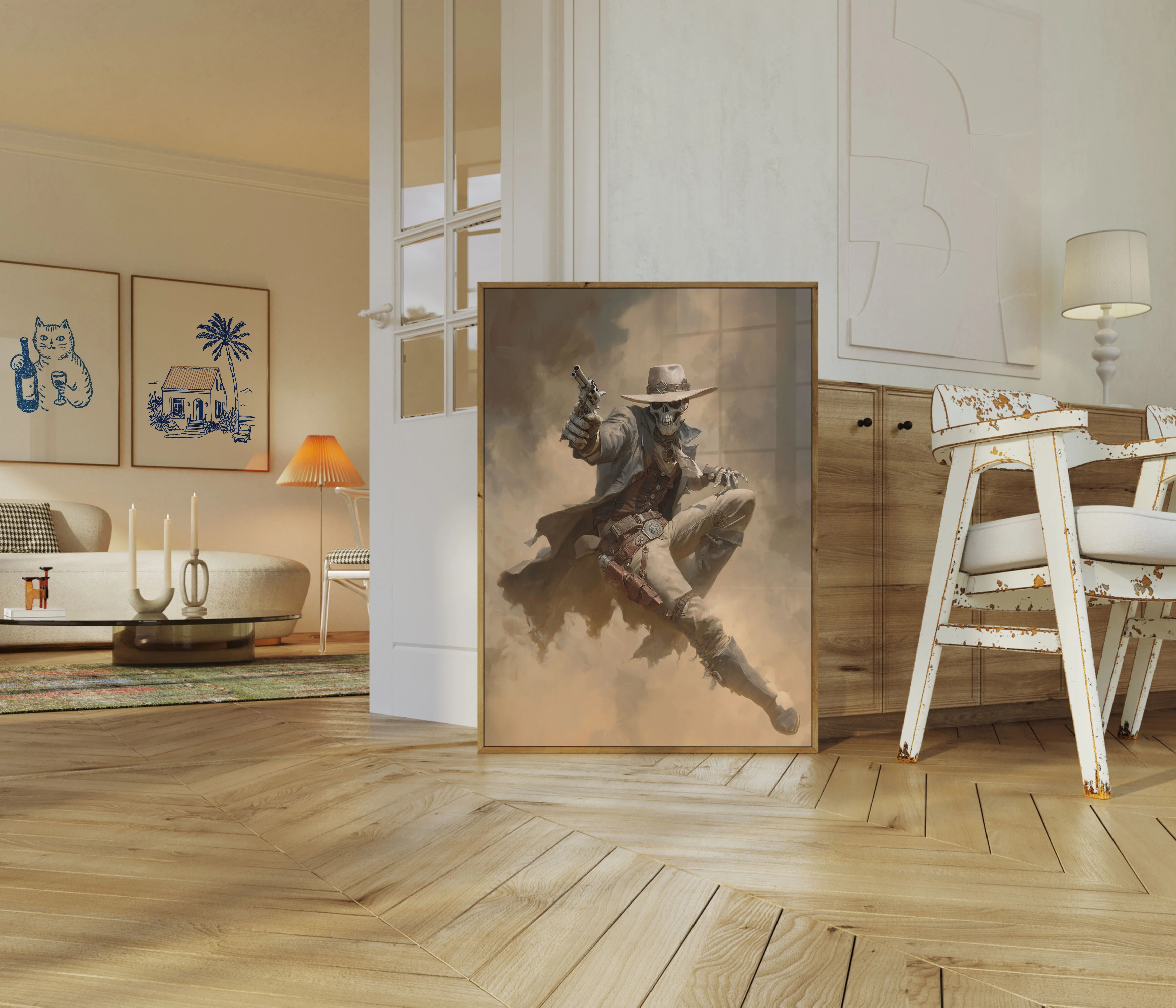 Skeleton Cowboy Gunslinger Poster - Image 5