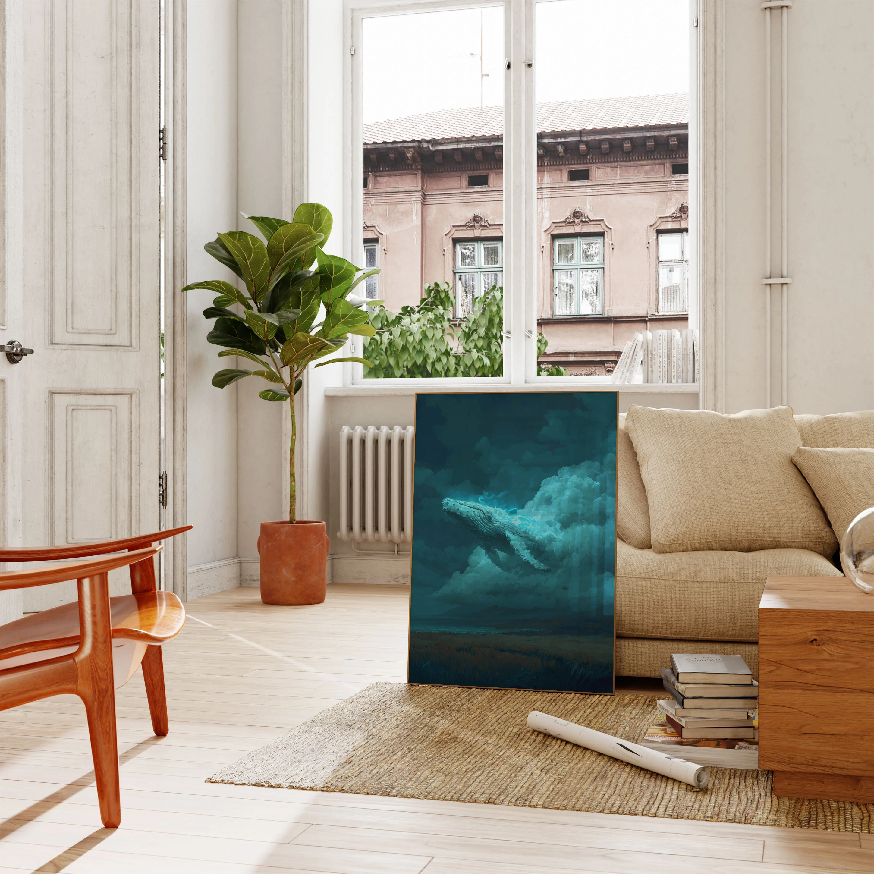 Sky Whale Dream Poster - Image 2