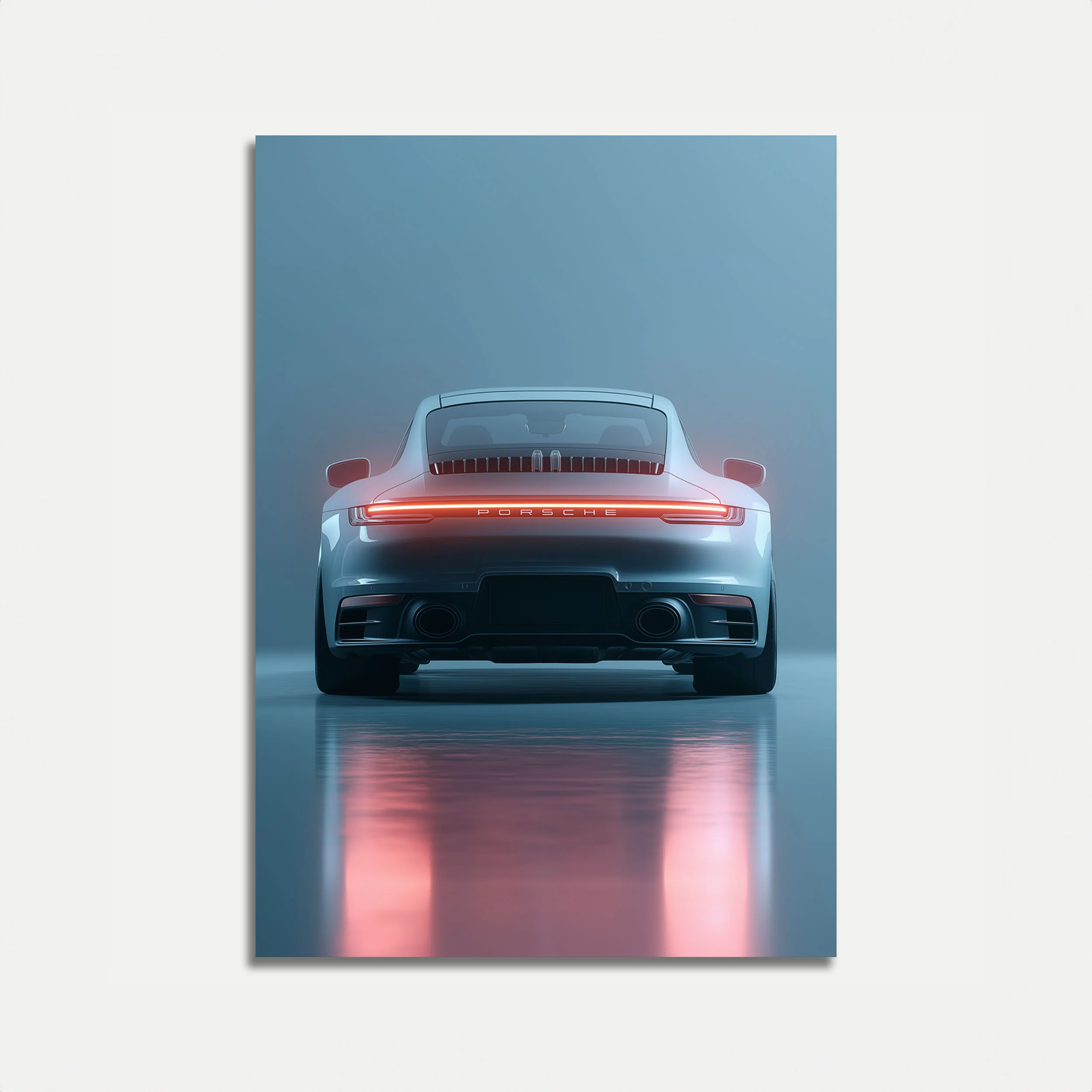 Sleek Porsche Sports Car Poster