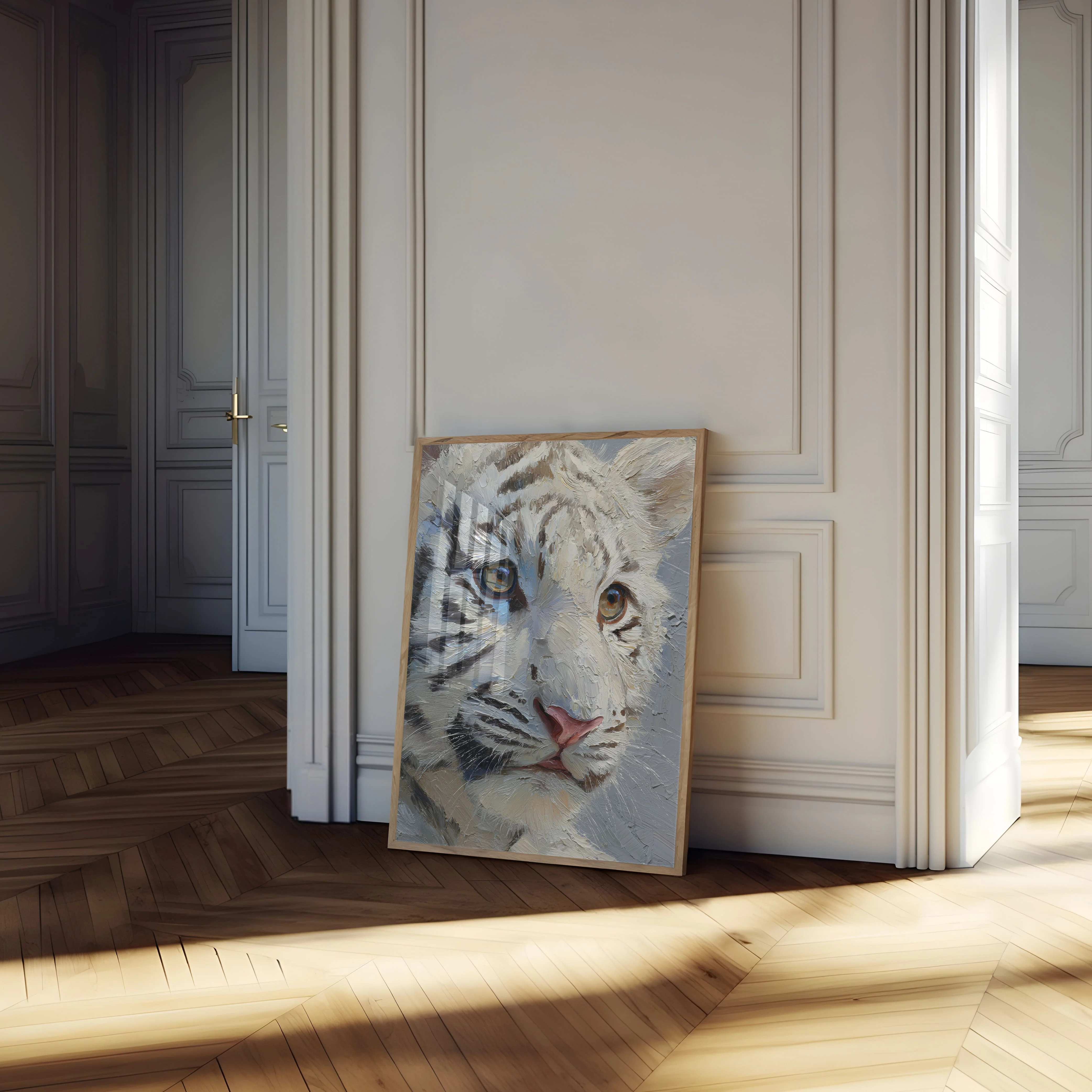 Snow Leopard Close-Up Poster - Image 4