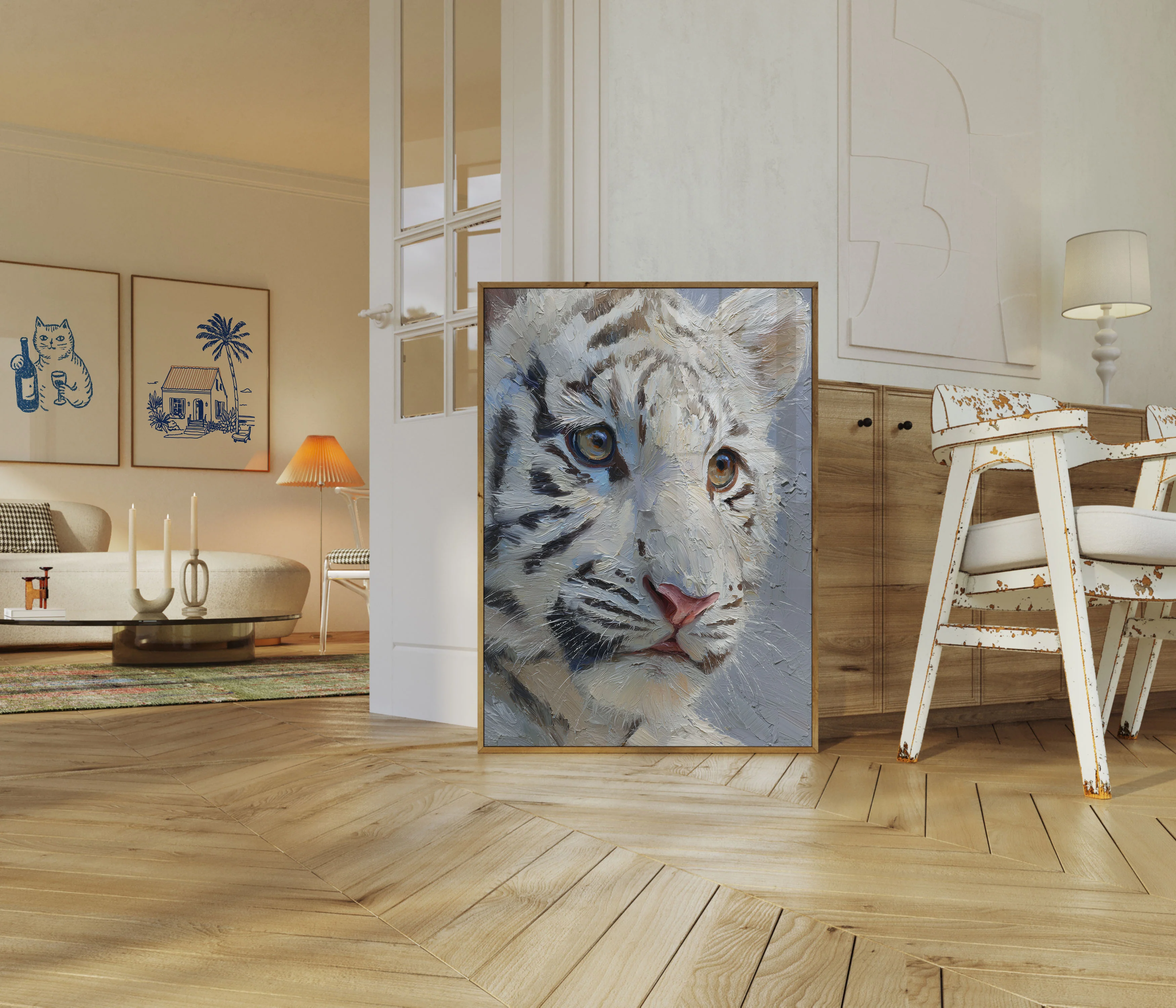 Snow Leopard Close-Up Poster - Image 5