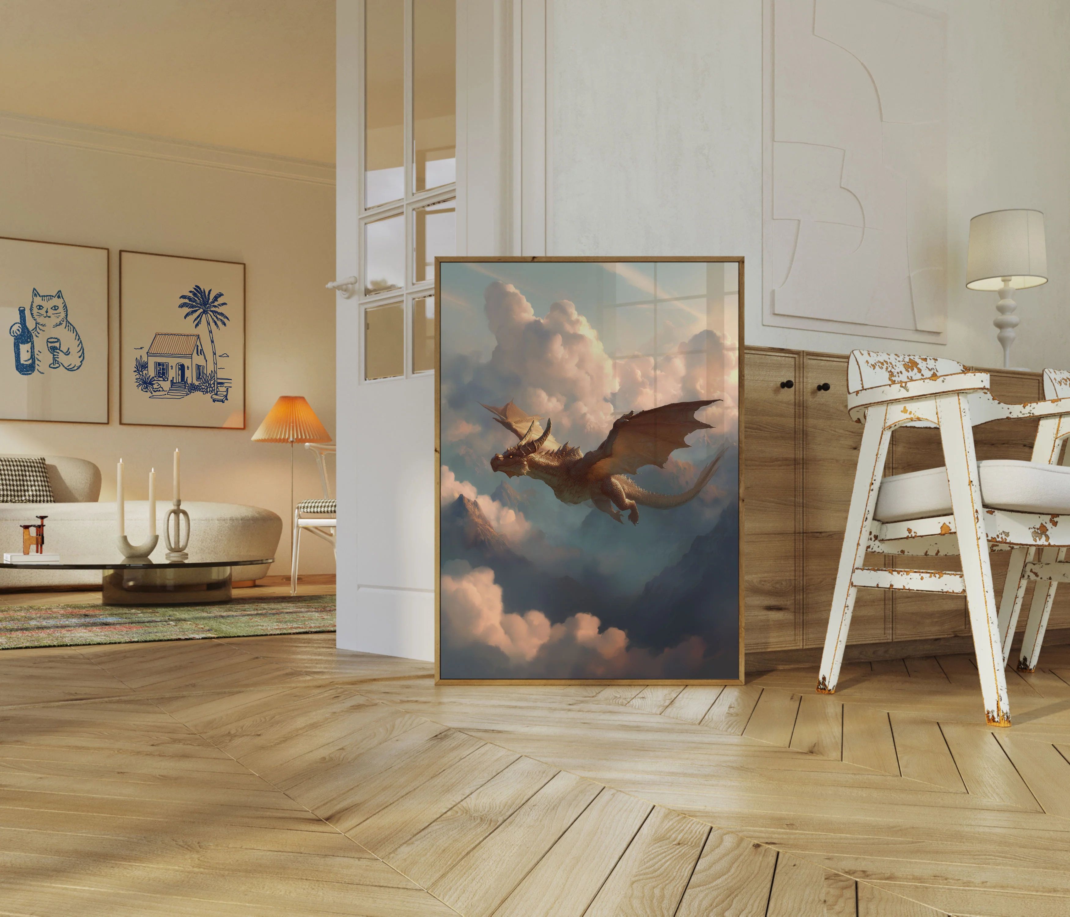 Soaring Dragon Mountain Realm Poster - Image 5