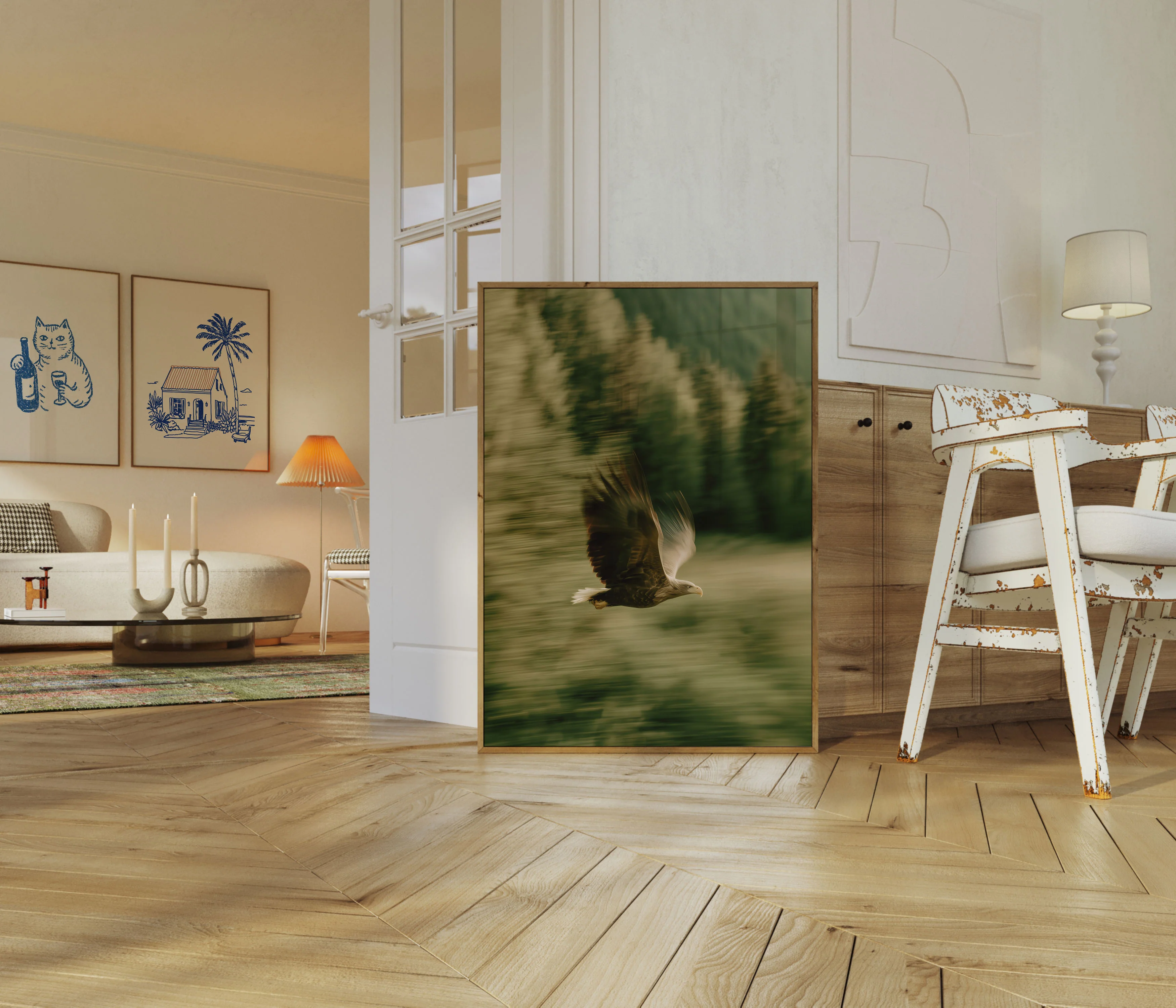 Soaring Eagle Forest Poster - Image 5