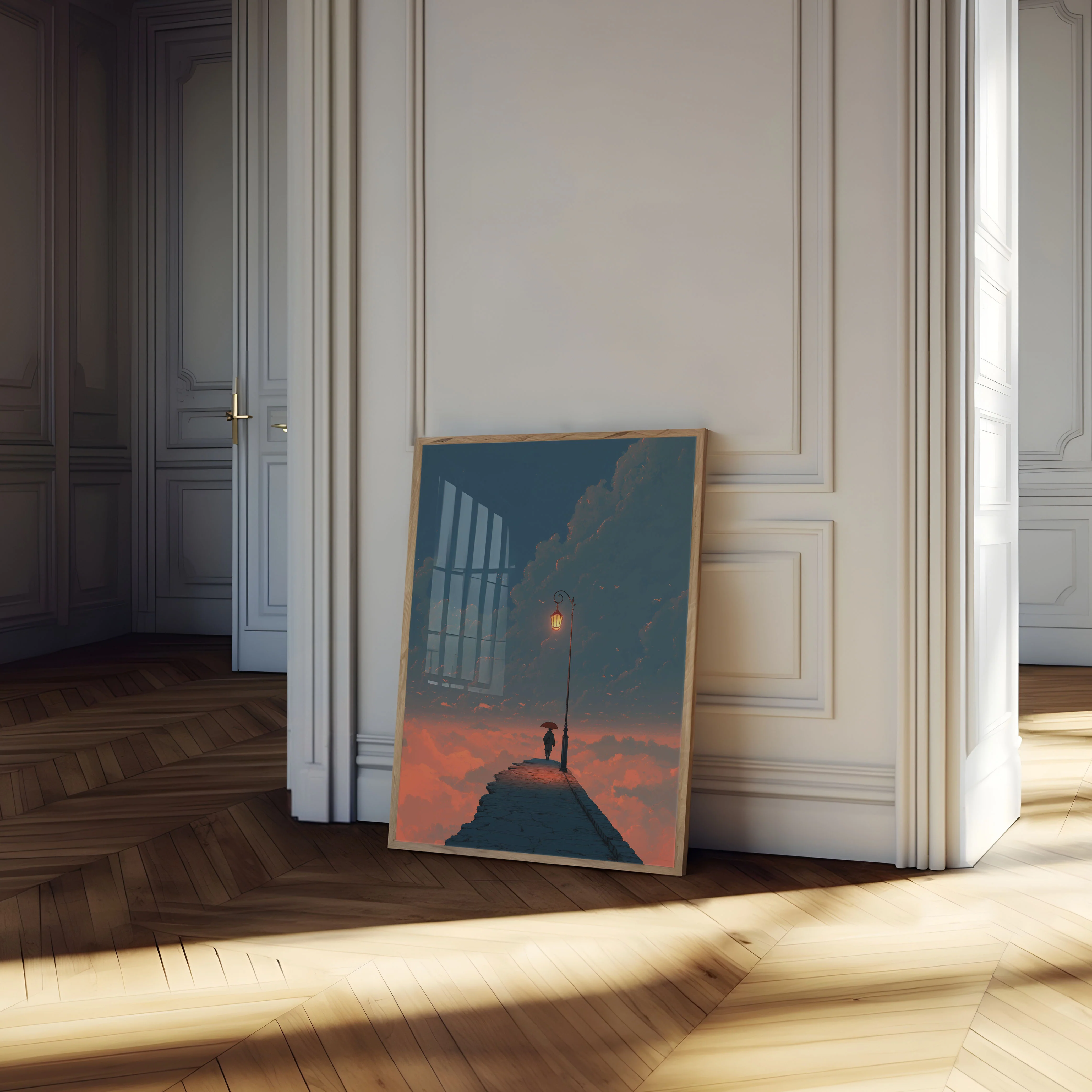 Solitude Above the Clouds Poster - Image 4