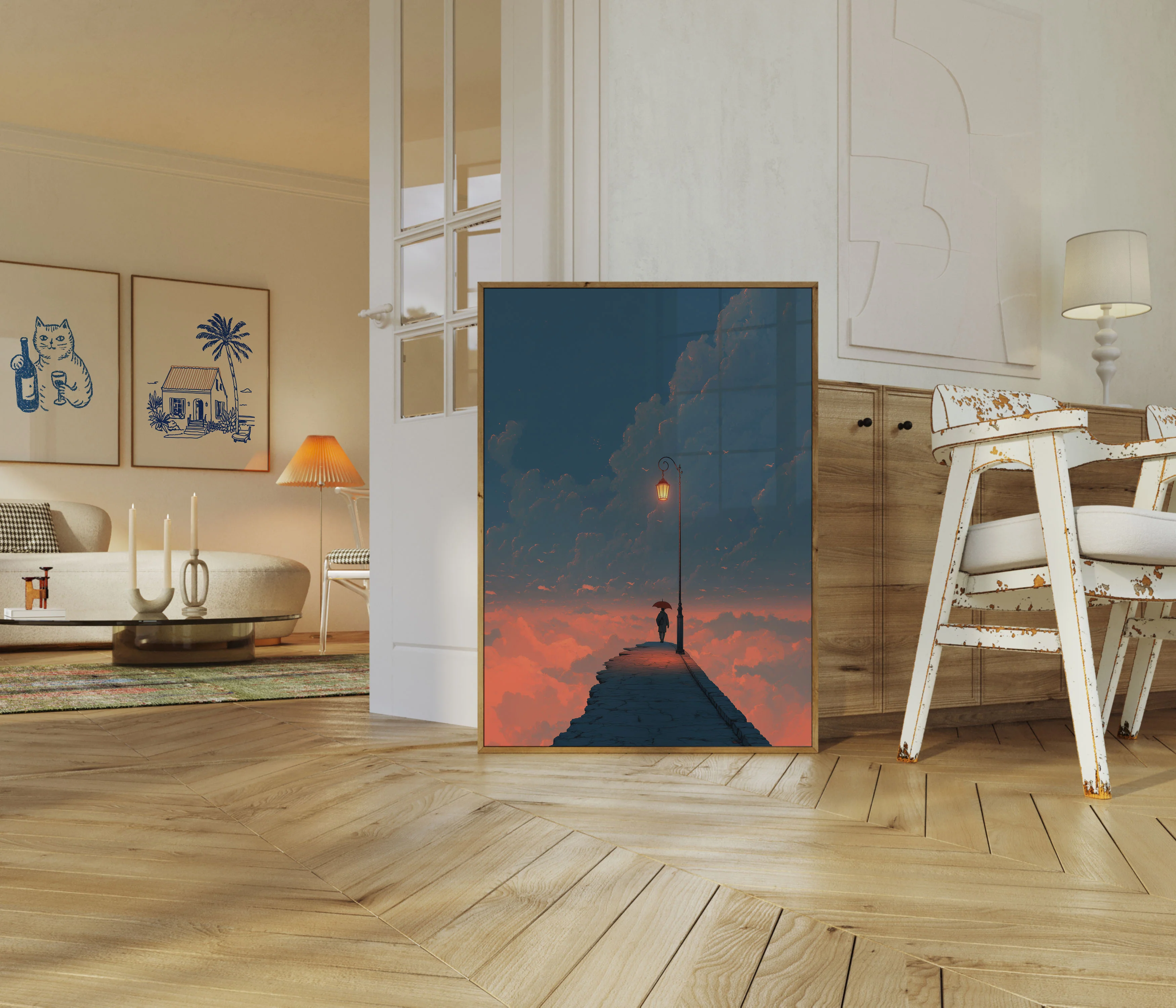 Solitude Above the Clouds Poster - Image 5