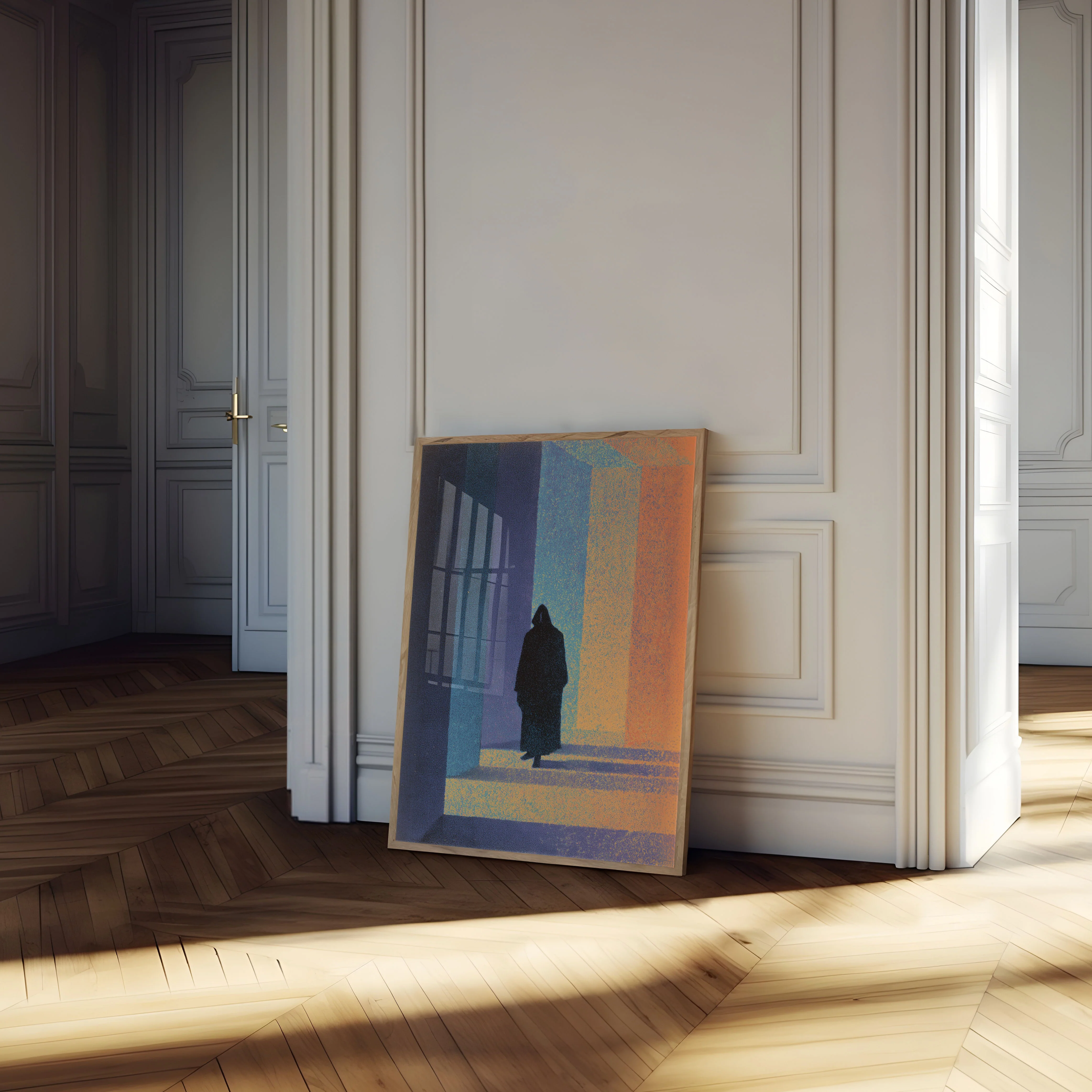 Solitude in Colorful Light Poster - Image 4