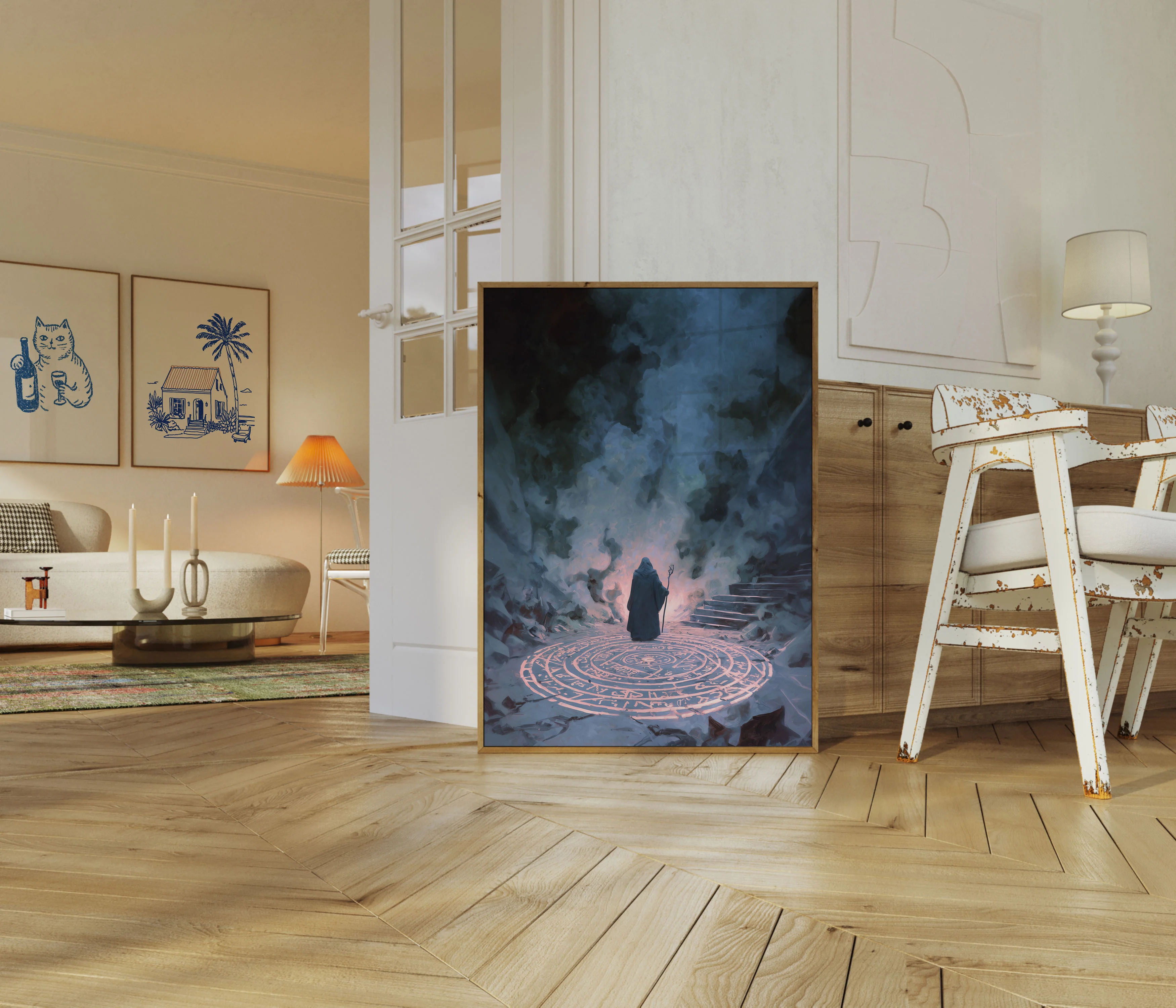 Sorcerer's Mystical Circle Poster - Image 5