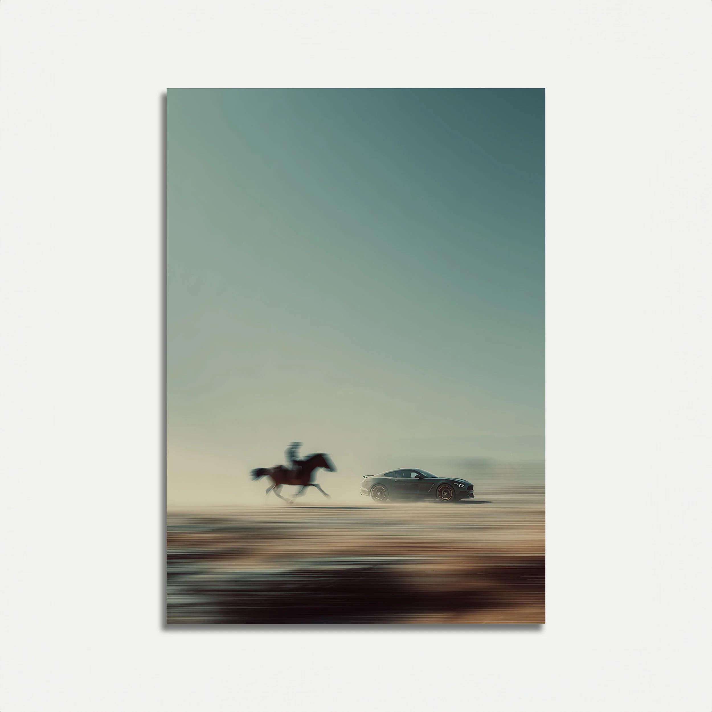 Speed and Tradition Racing Poster