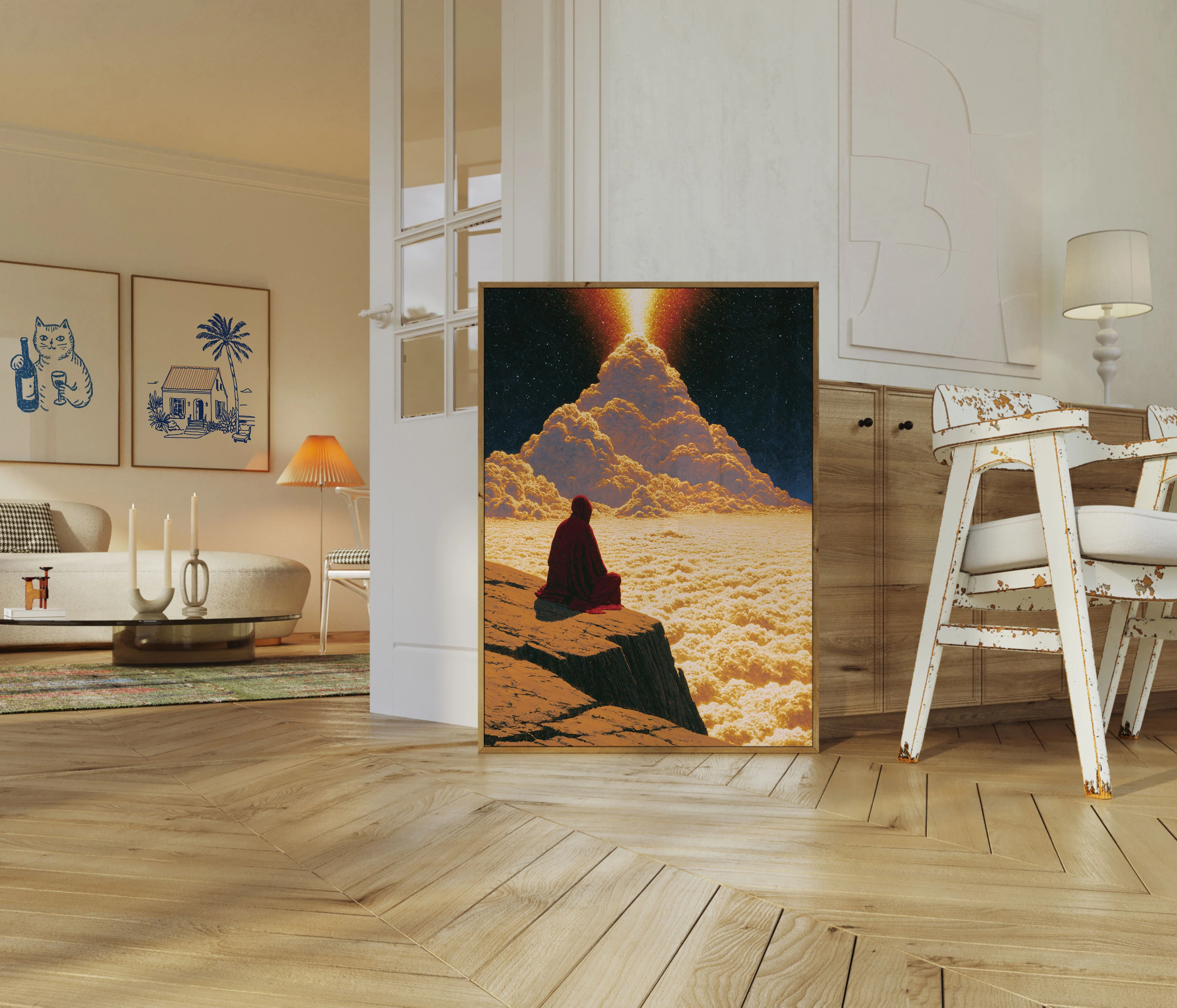 Spiritual Desert Divine Light Poster - Image 5