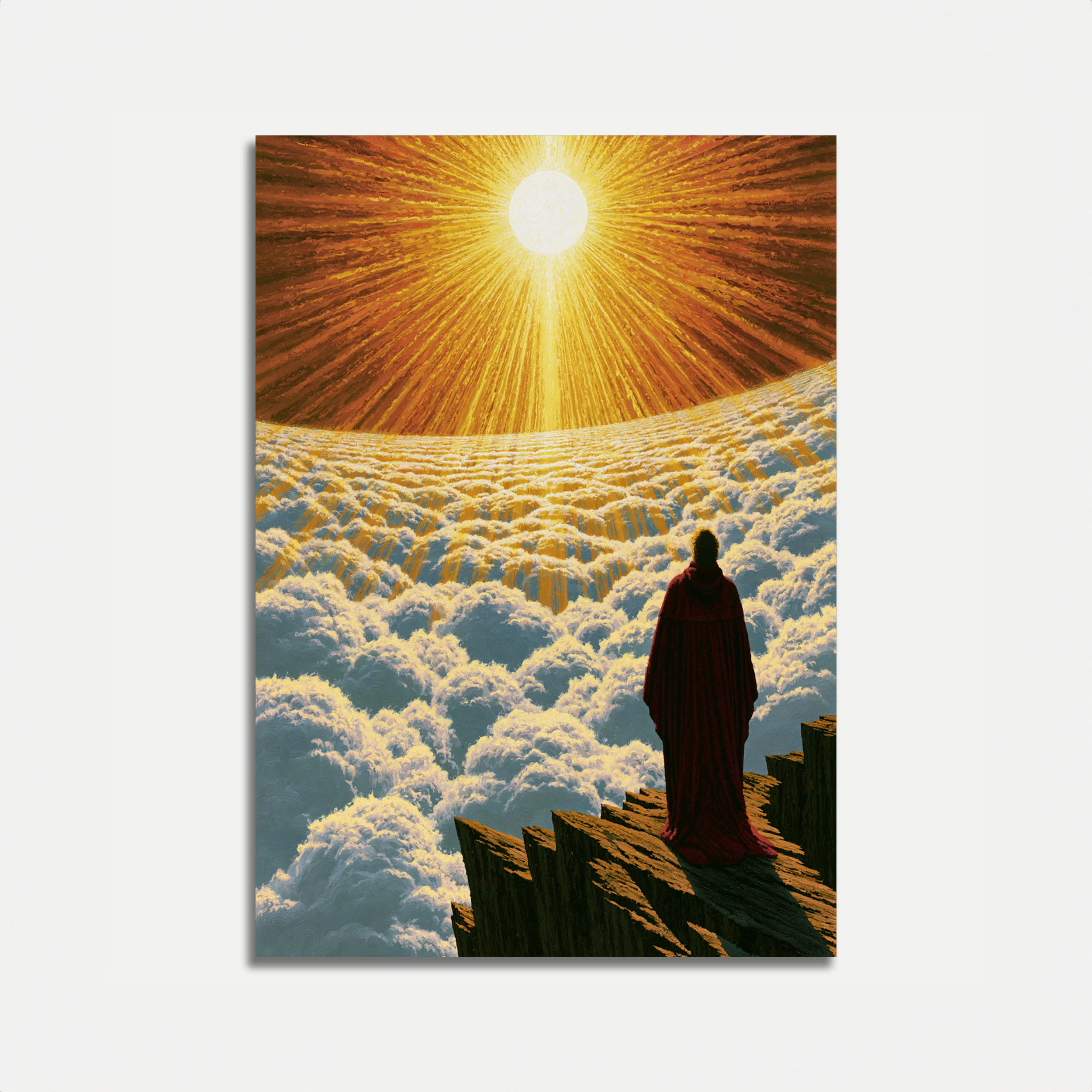 Spiritual Journey Divine Light Poster