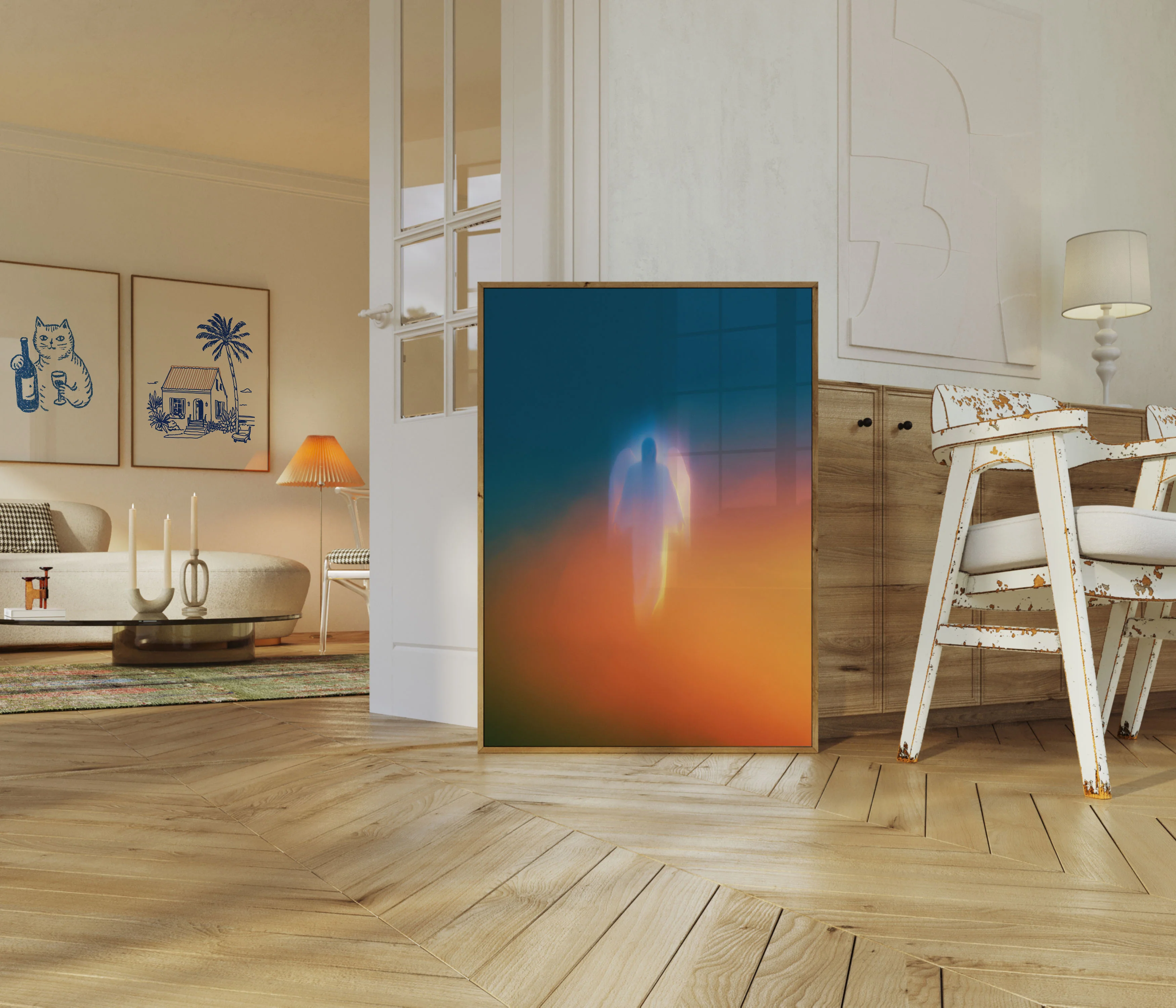 Spiritual Light Silhouette Poster - Image 5