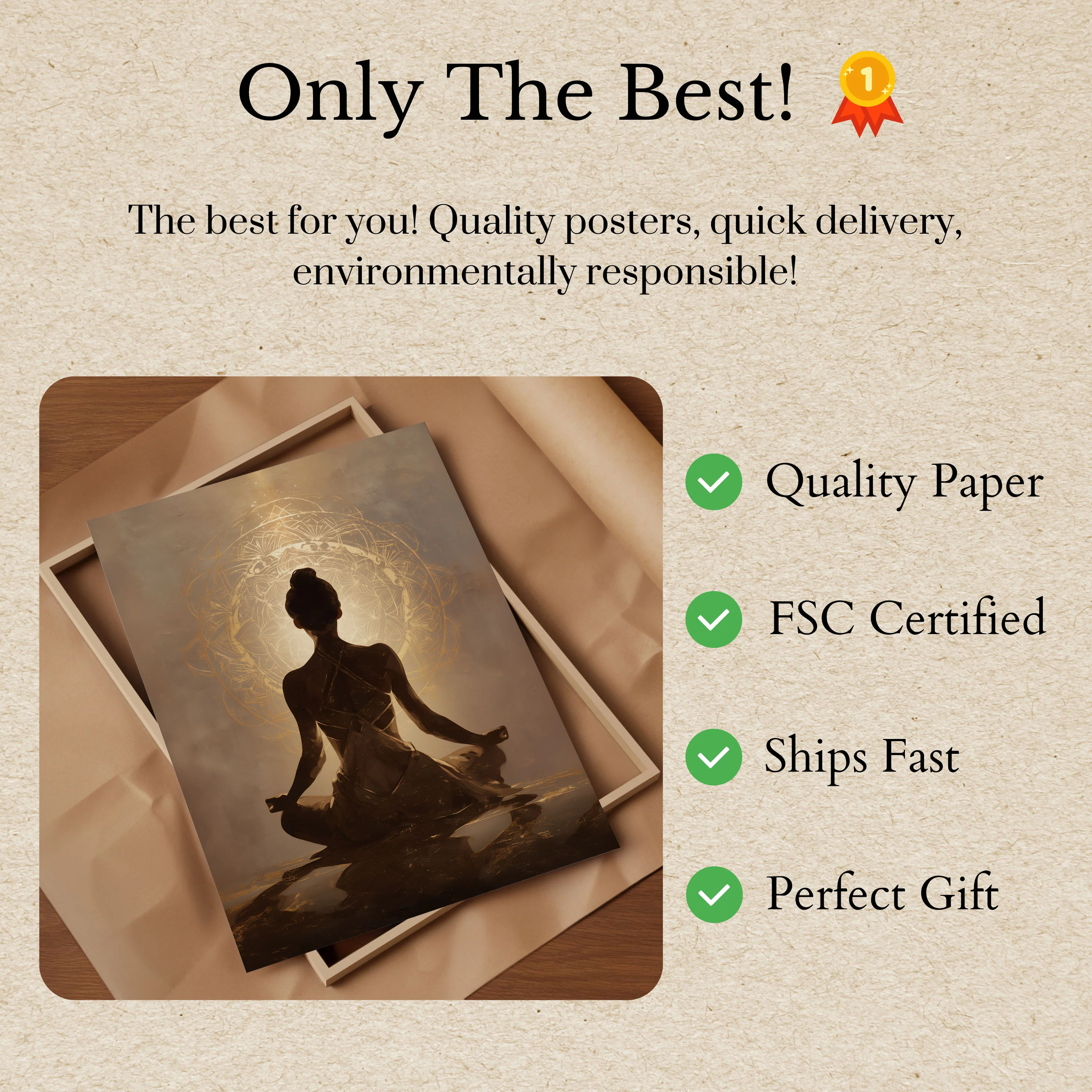 Spiritual Meditation Lotus Poster - Image 3