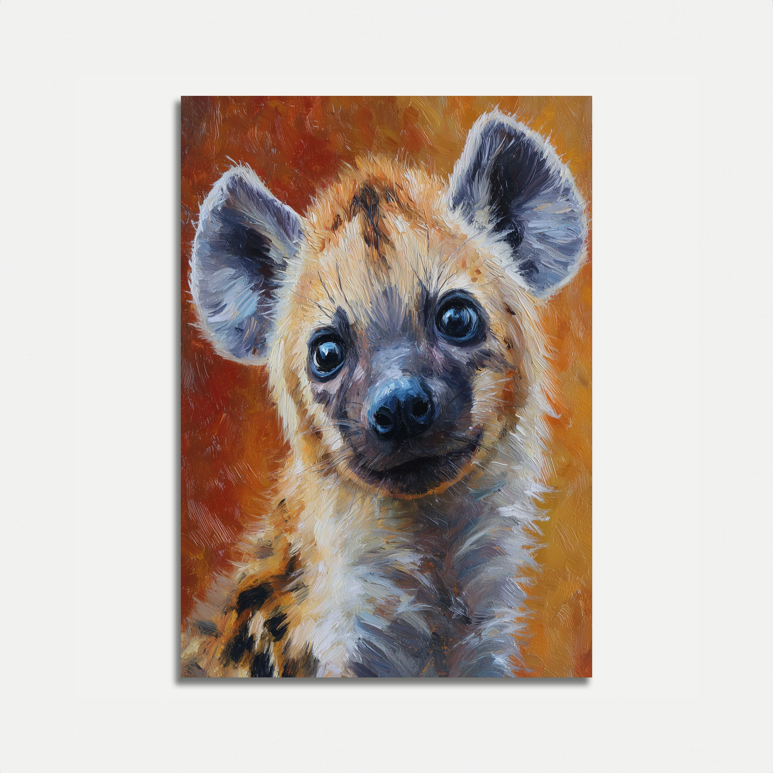 Spotted Hyena Portrait Poster