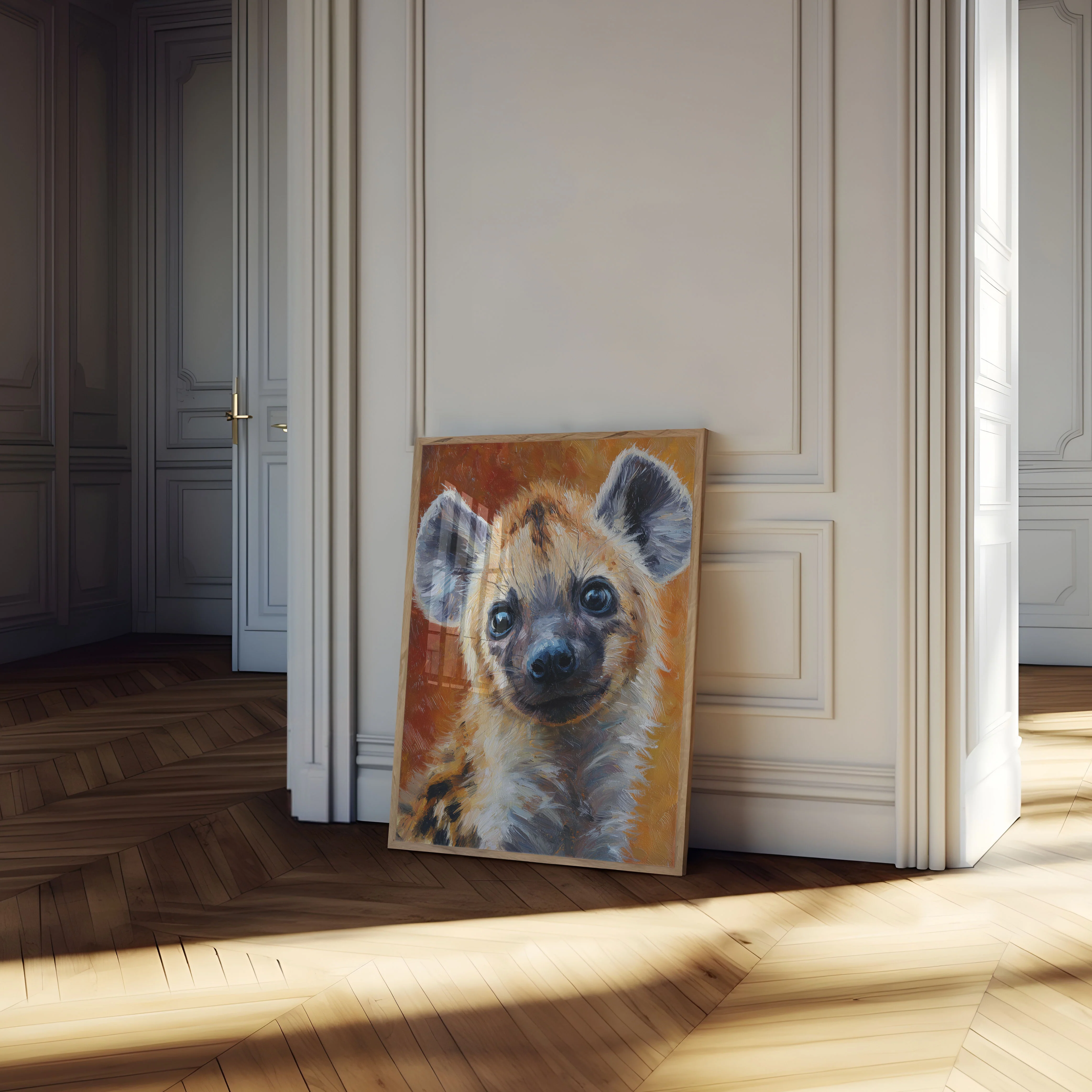 Spotted Hyena Portrait Poster - Image 4