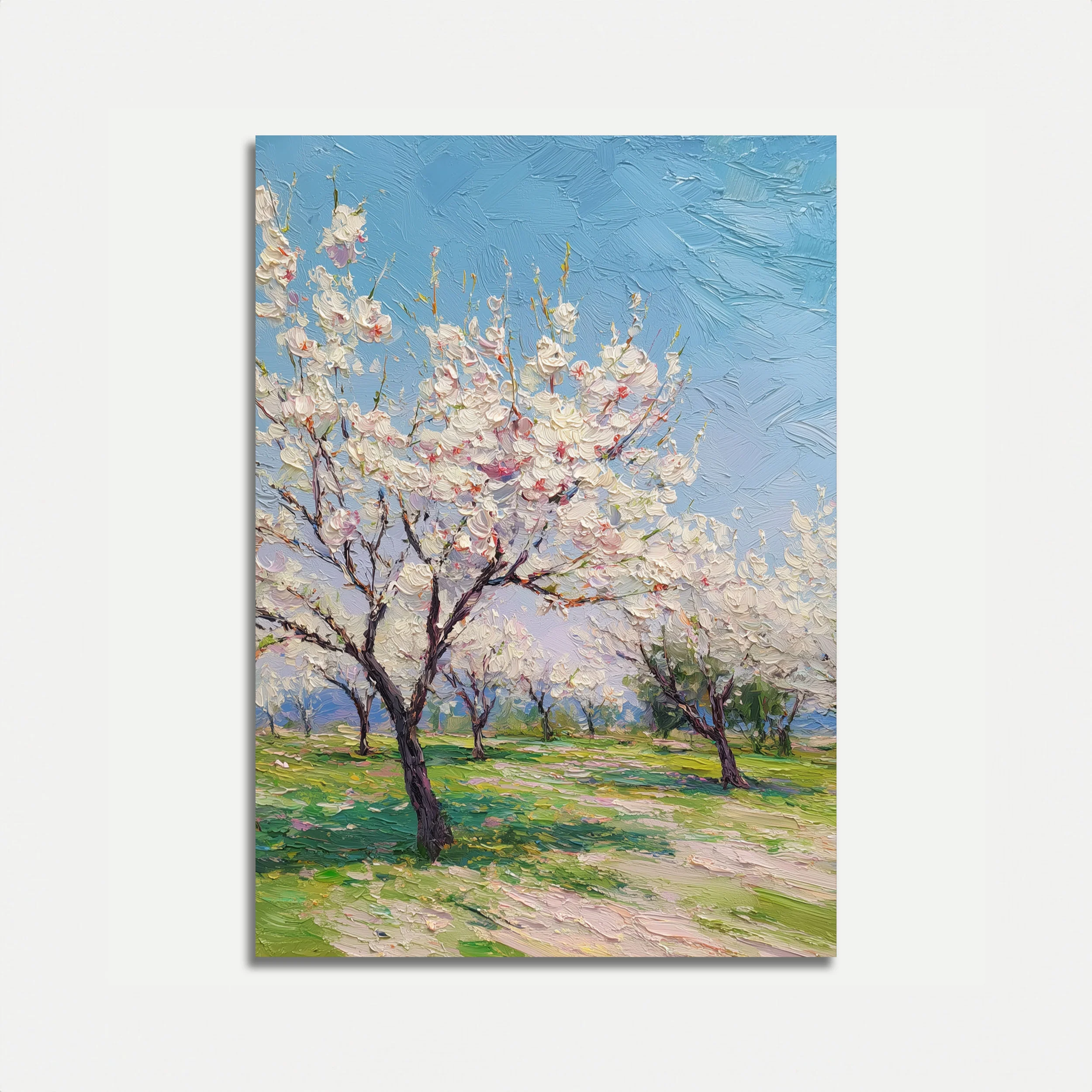 Spring Blossoms in Orchard Poster