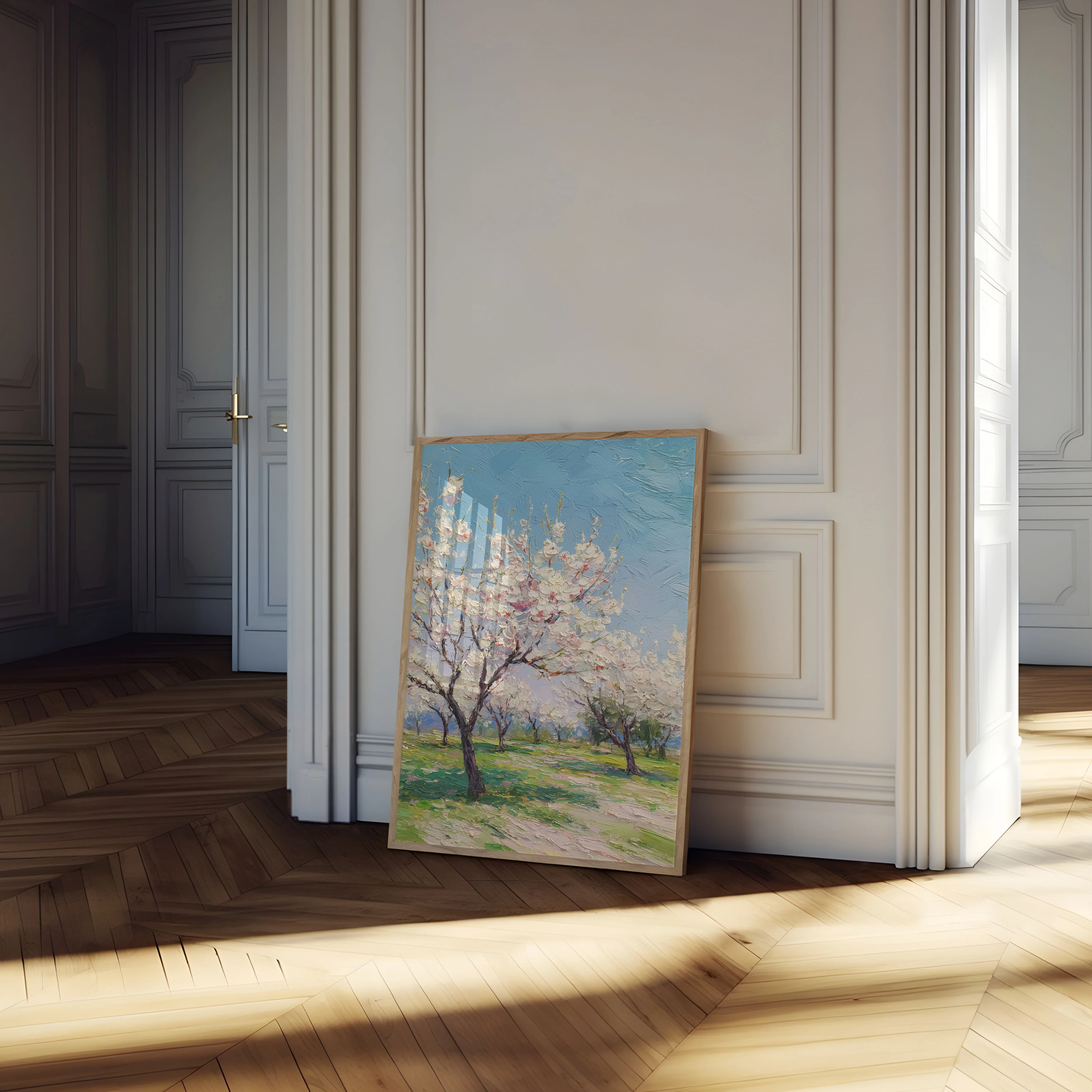 Spring Blossoms in Orchard Poster - Image 4