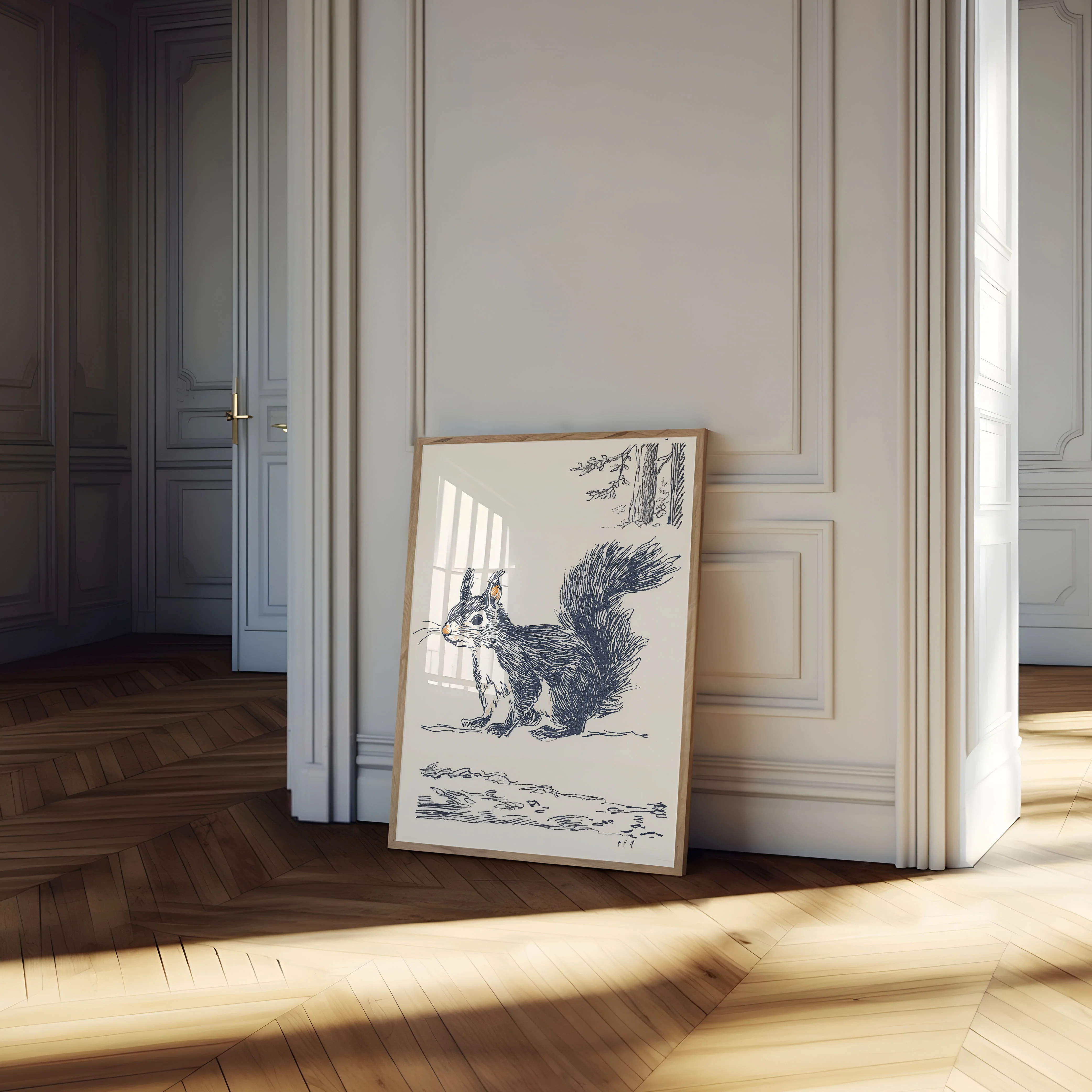 Squirrel in the Forest Poster - Image 4