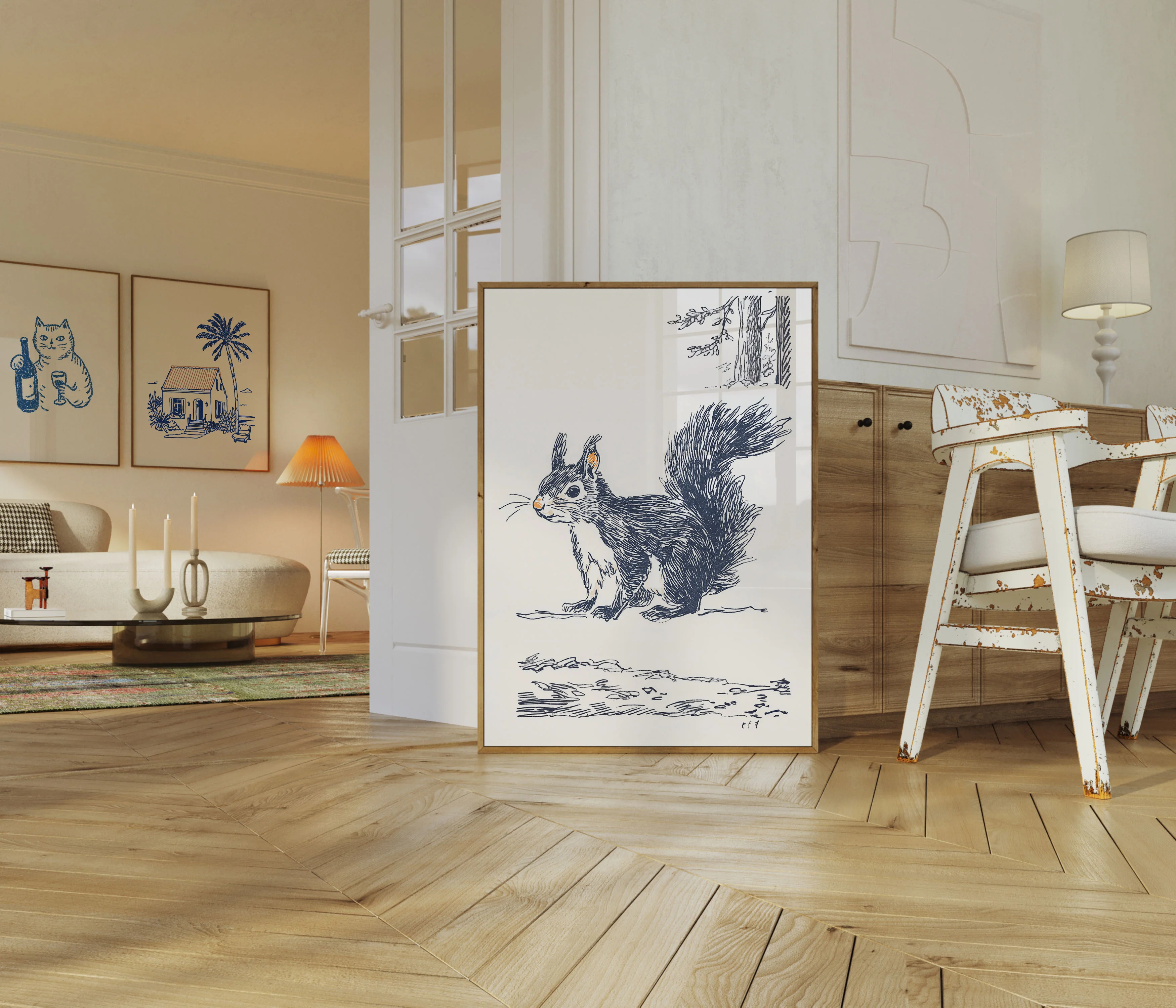 Squirrel in the Forest Poster - Image 5