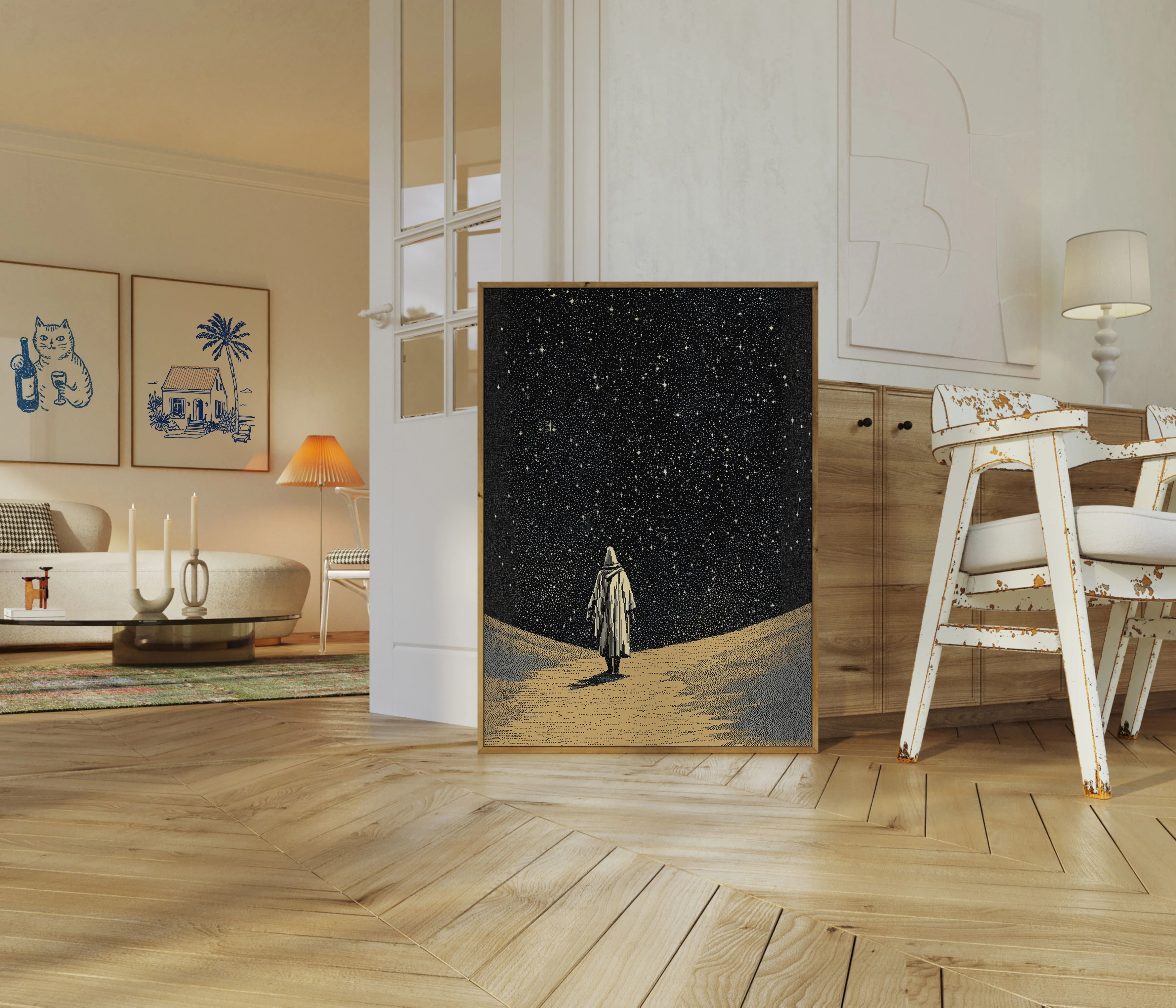 Stargazer in the Desert Poster - Image 5