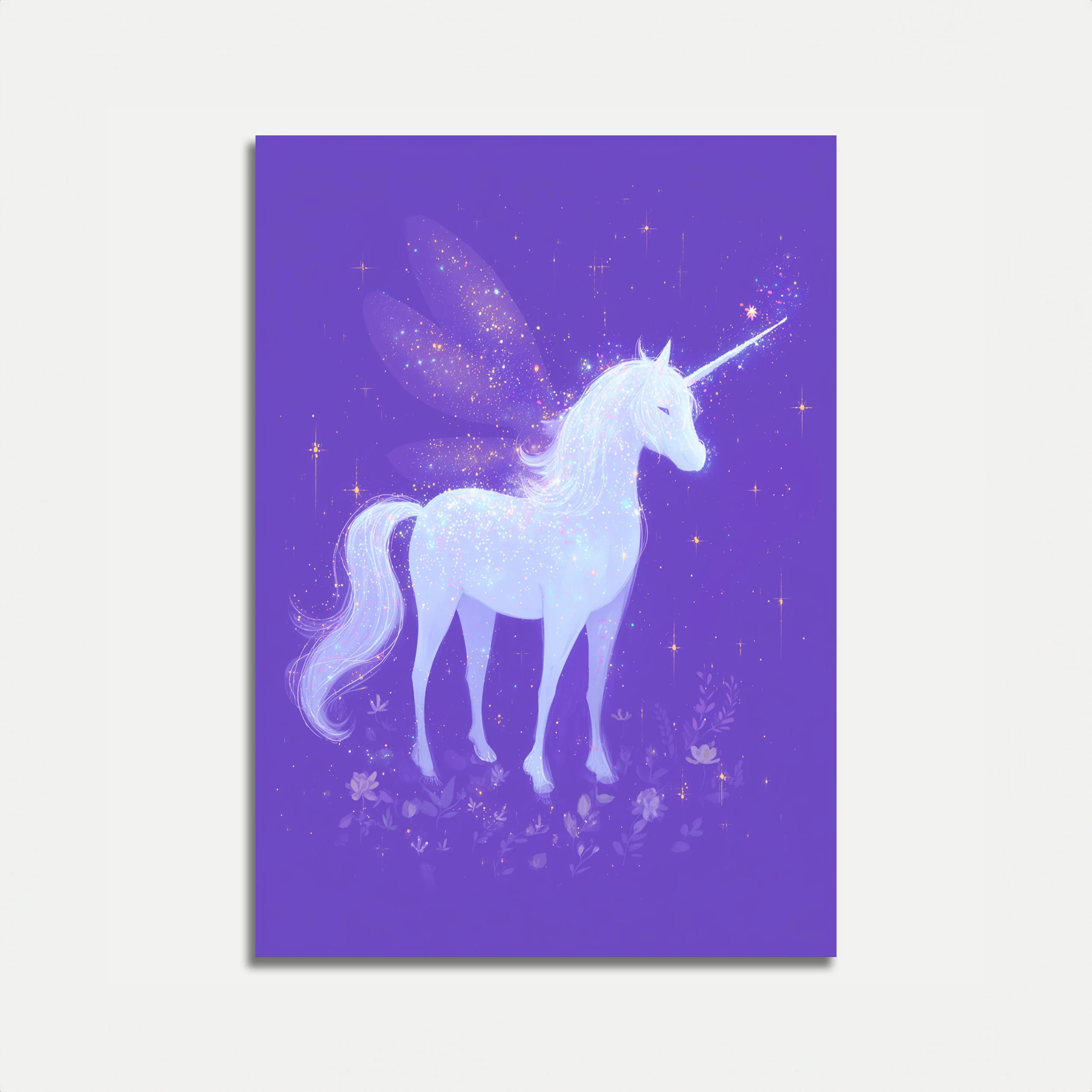 Starlight Unicorn Fantasy Poster