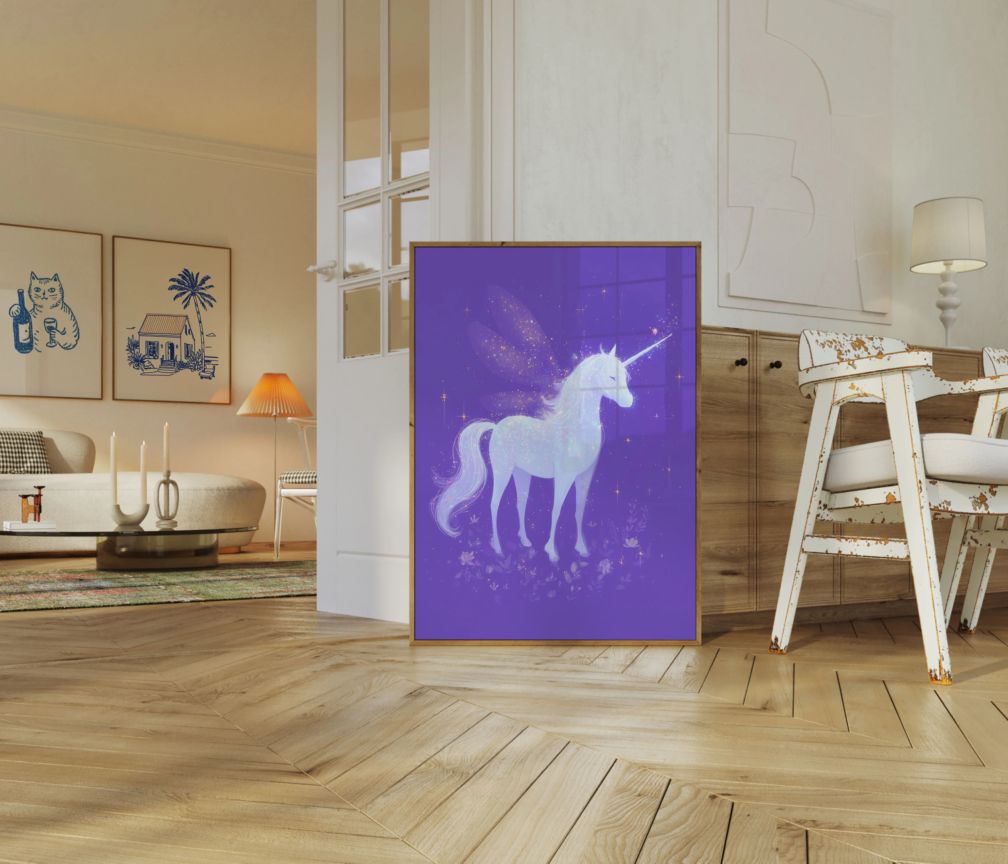 Starlight Unicorn Fantasy Poster - Image 5