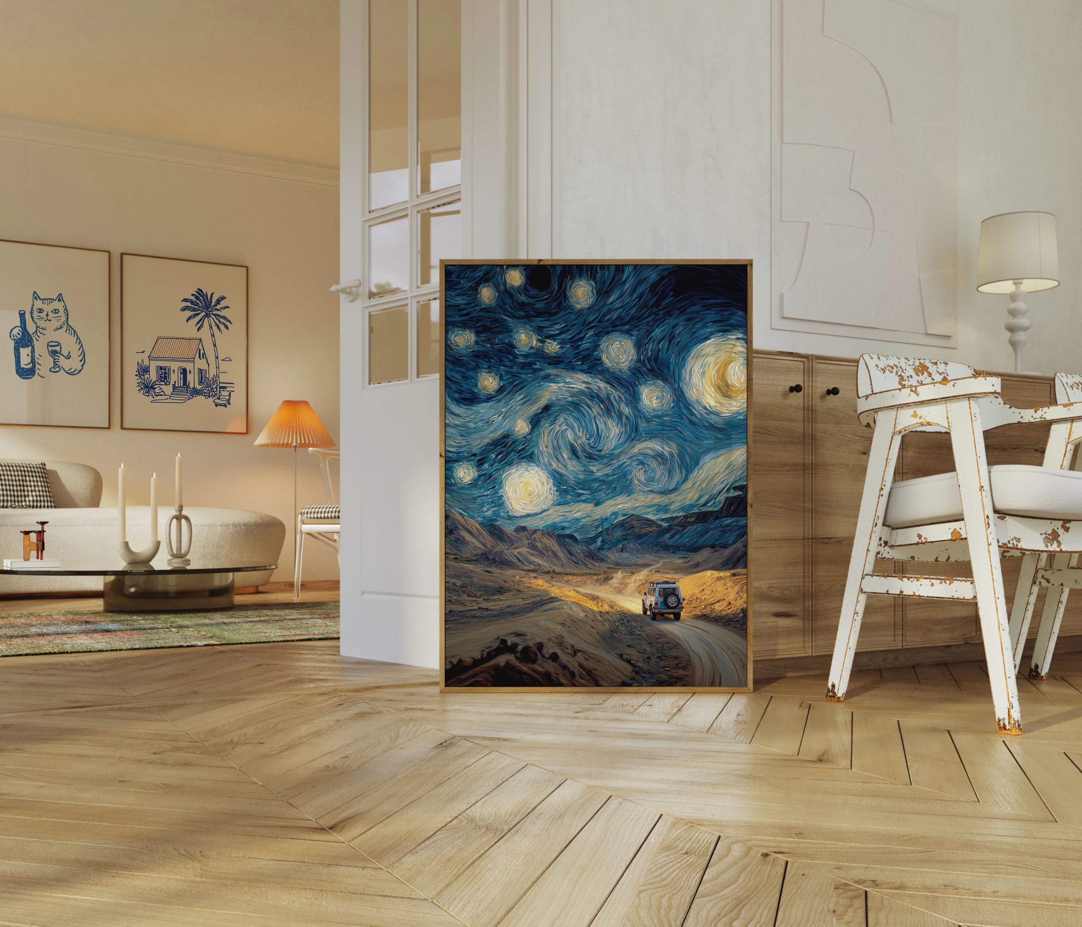 Starry Desert Journey Poster - Image 5