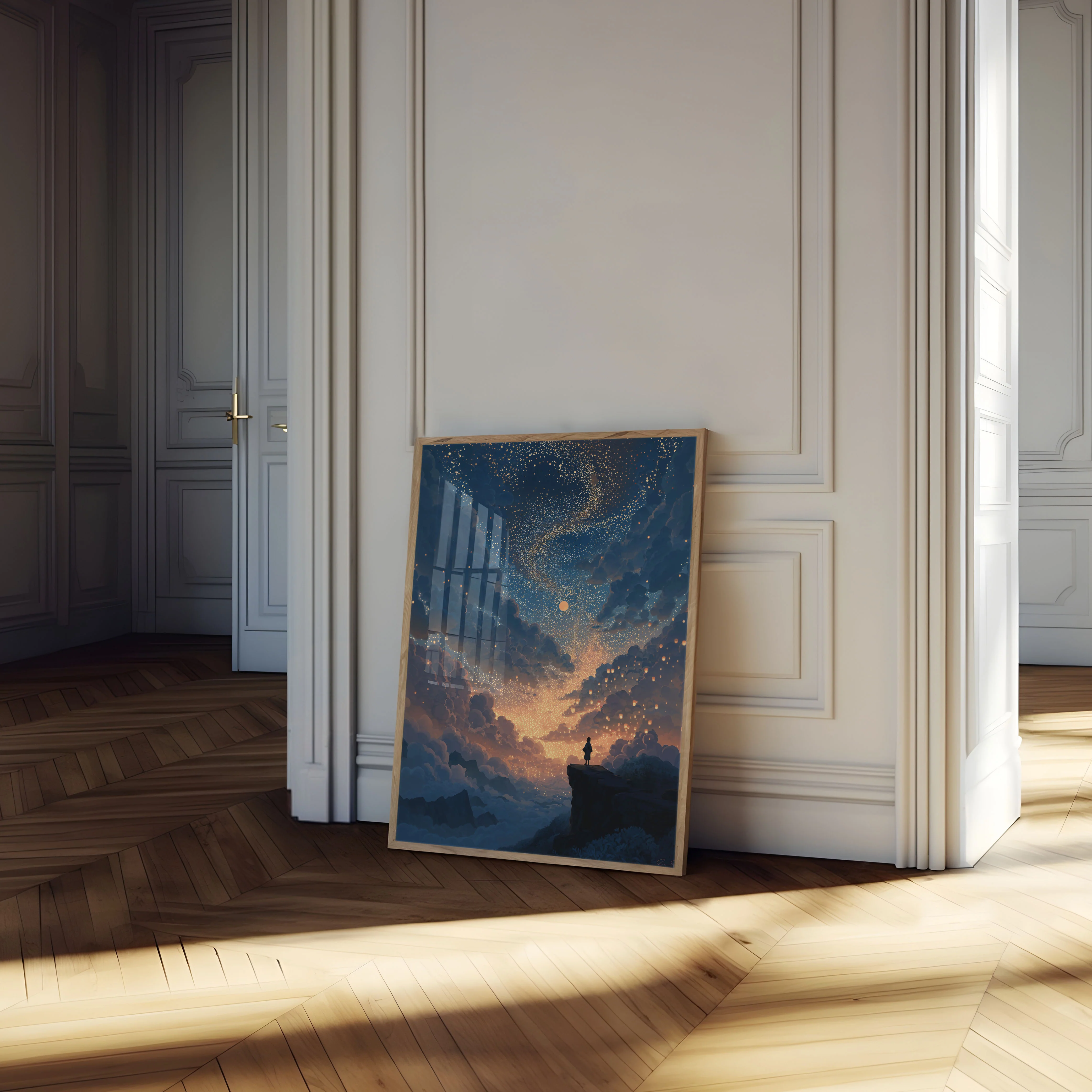 Starry Night Dreamer Poster - Image 4