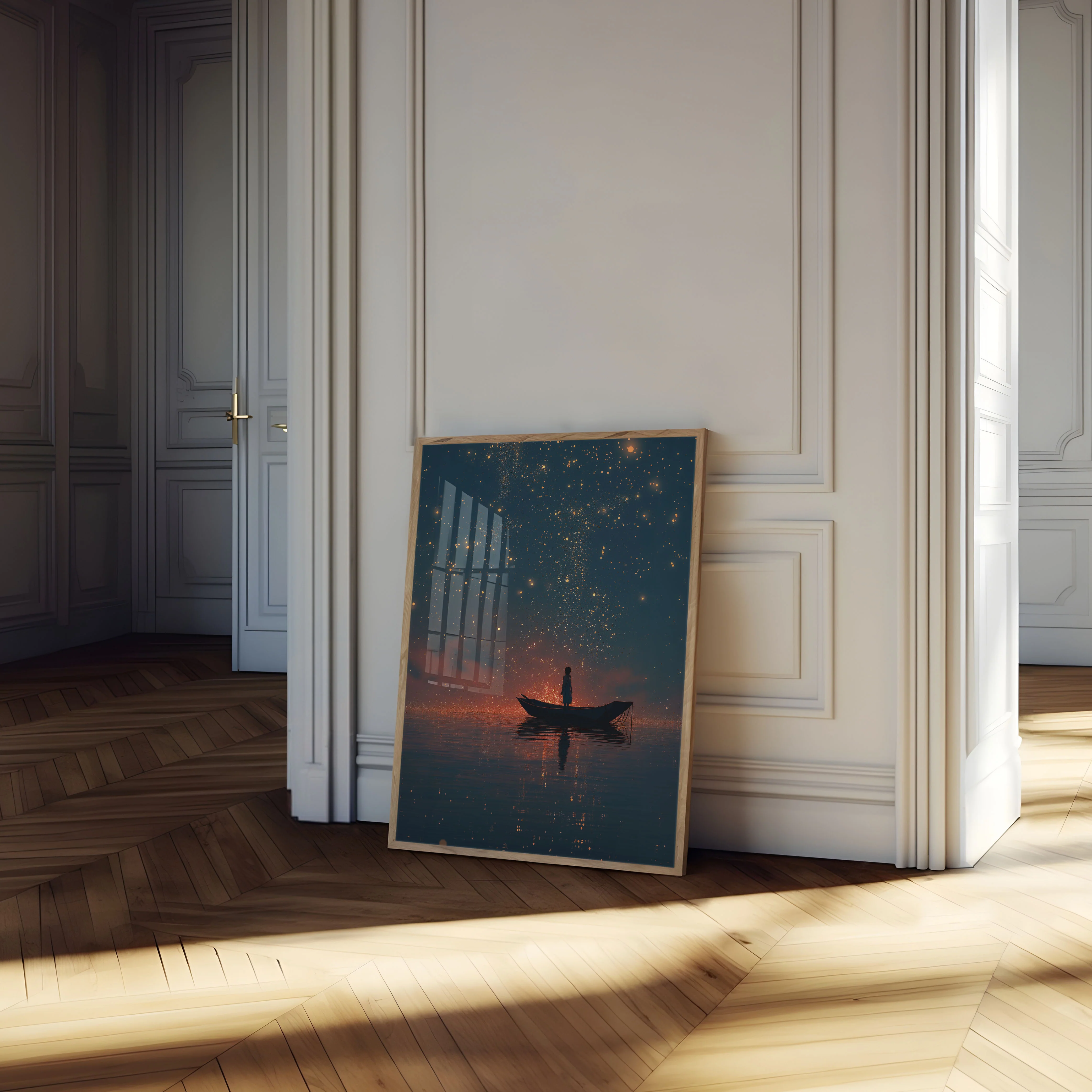 Starry Night Solitude Poster - Image 4
